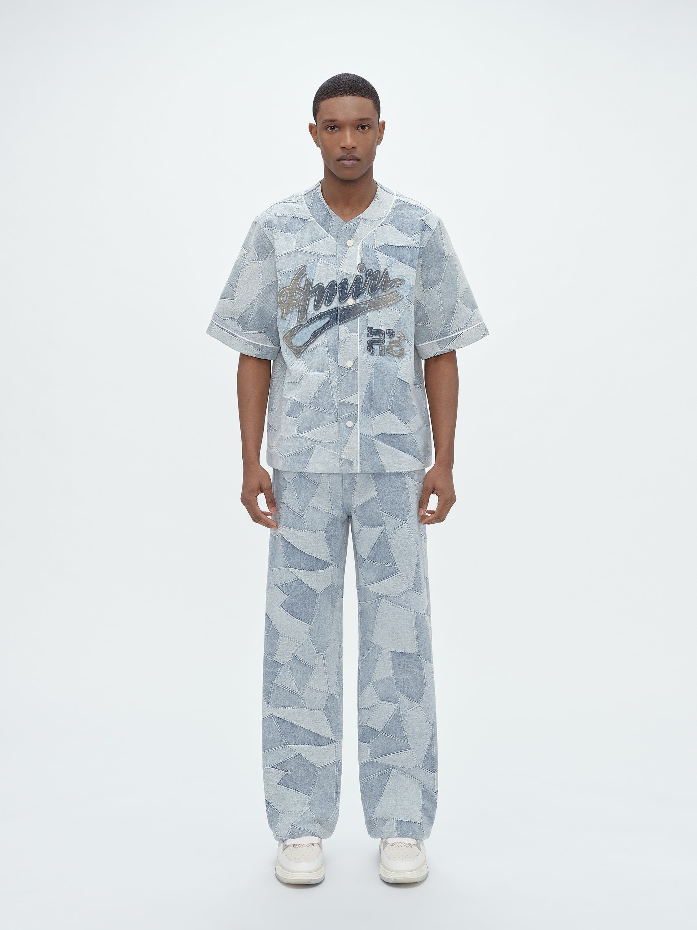 PATCHWORK BAGGY PANTS - STONE INDIGO sold by AMIRI product image thumbnail 2