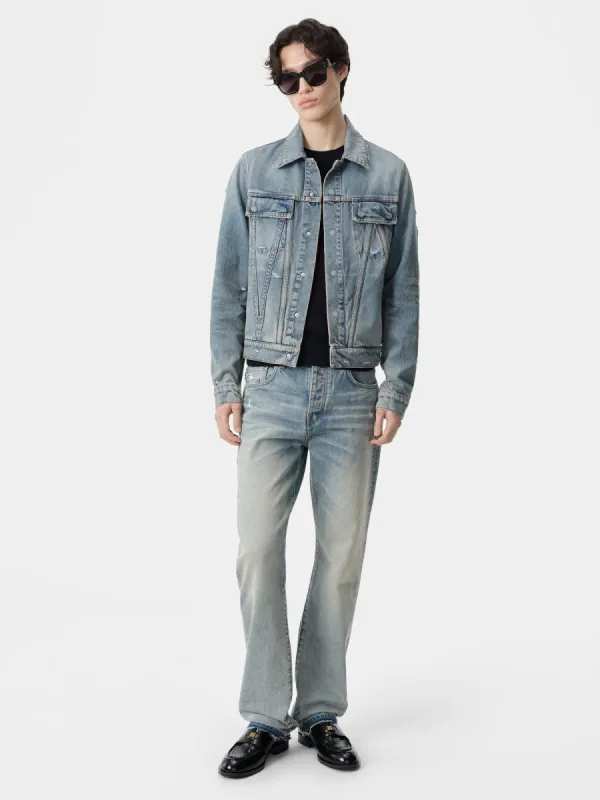 MA TRUCKER JACKET - Antique Indigo sold by AMIRI