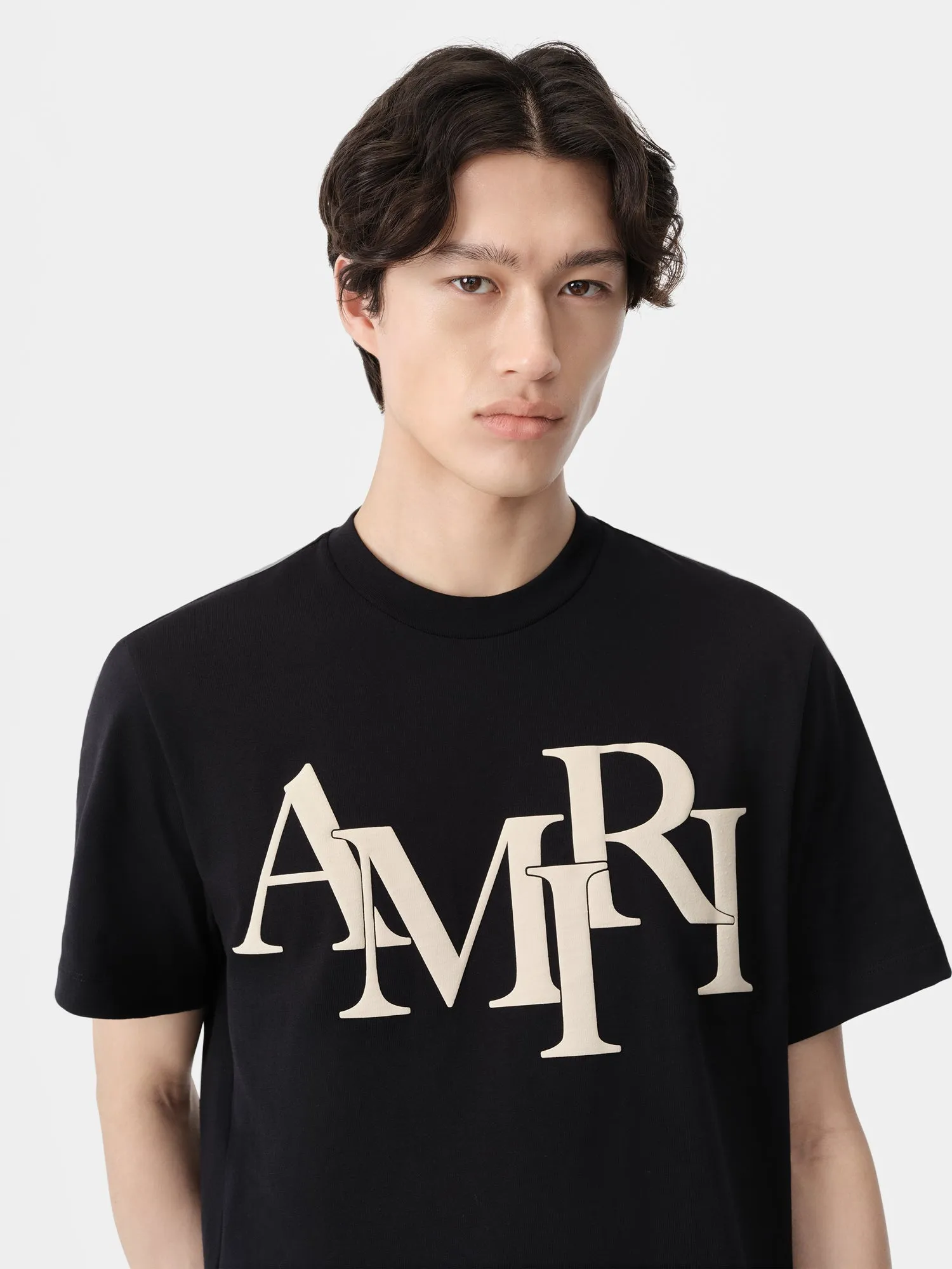 AMIRI STAGGERED TEE - Black sold by AMIRI product image thumbnail 4
