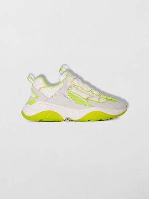 WOMEN - BONE RUNNER - GREY / LIME sold by AMIRI