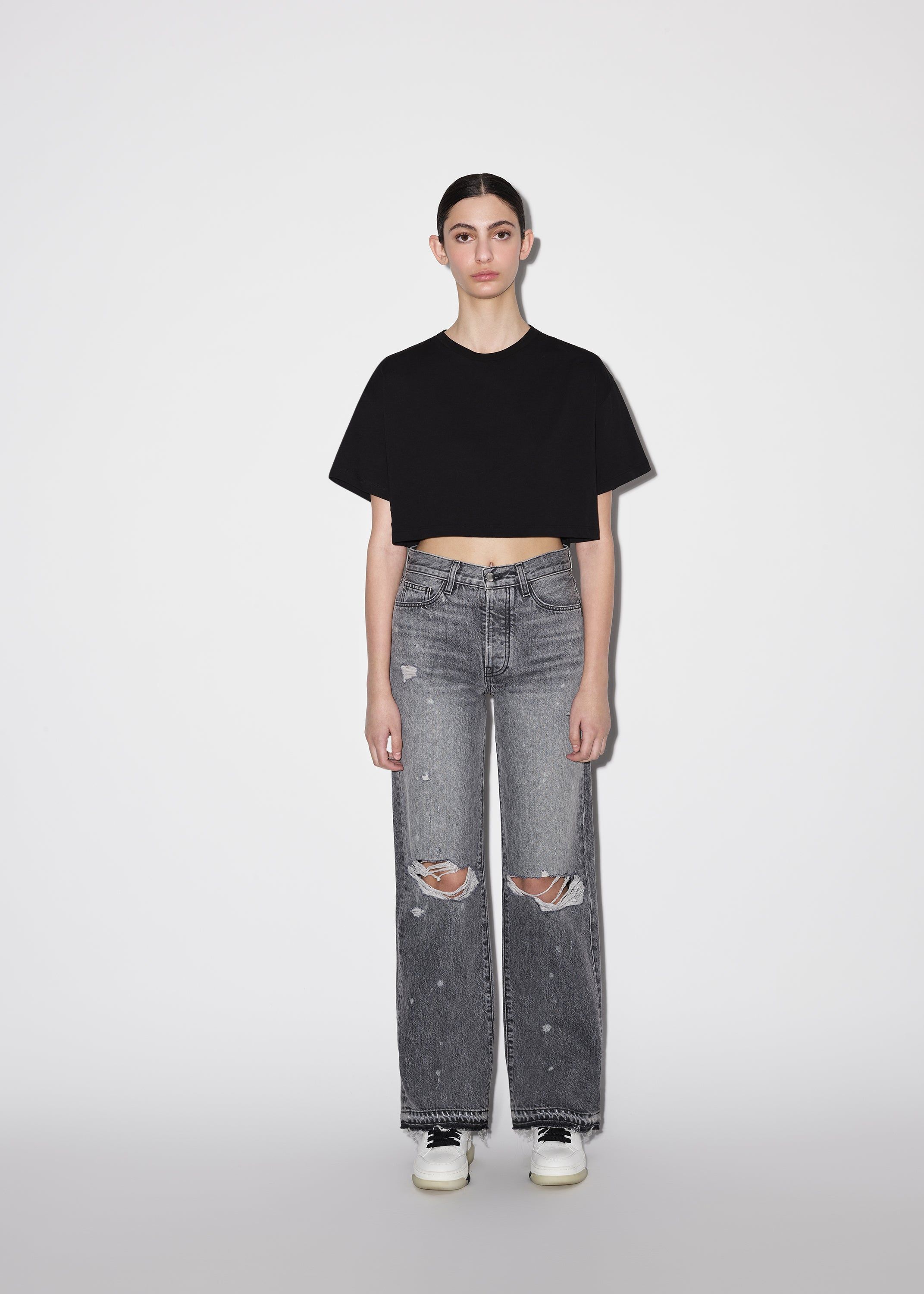 WOMEN - M.A CROPPED TEE - BLACK sold by AMIRI product image thumbnail 2