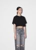 WOMEN - M.A CROPPED TEE - BLACK sold by AMIRI