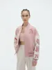 WOMEN - MA ANGEL VARSITY JACKET - Heather Pink sold by AMIRI