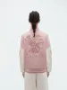 WOMEN - MA ANGEL VARSITY JACKET - Heather Pink sold by AMIRI