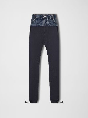 WOMEN - HYBRID SWEATPANT - DARK VEIN / NAVY sold by AMIRI
