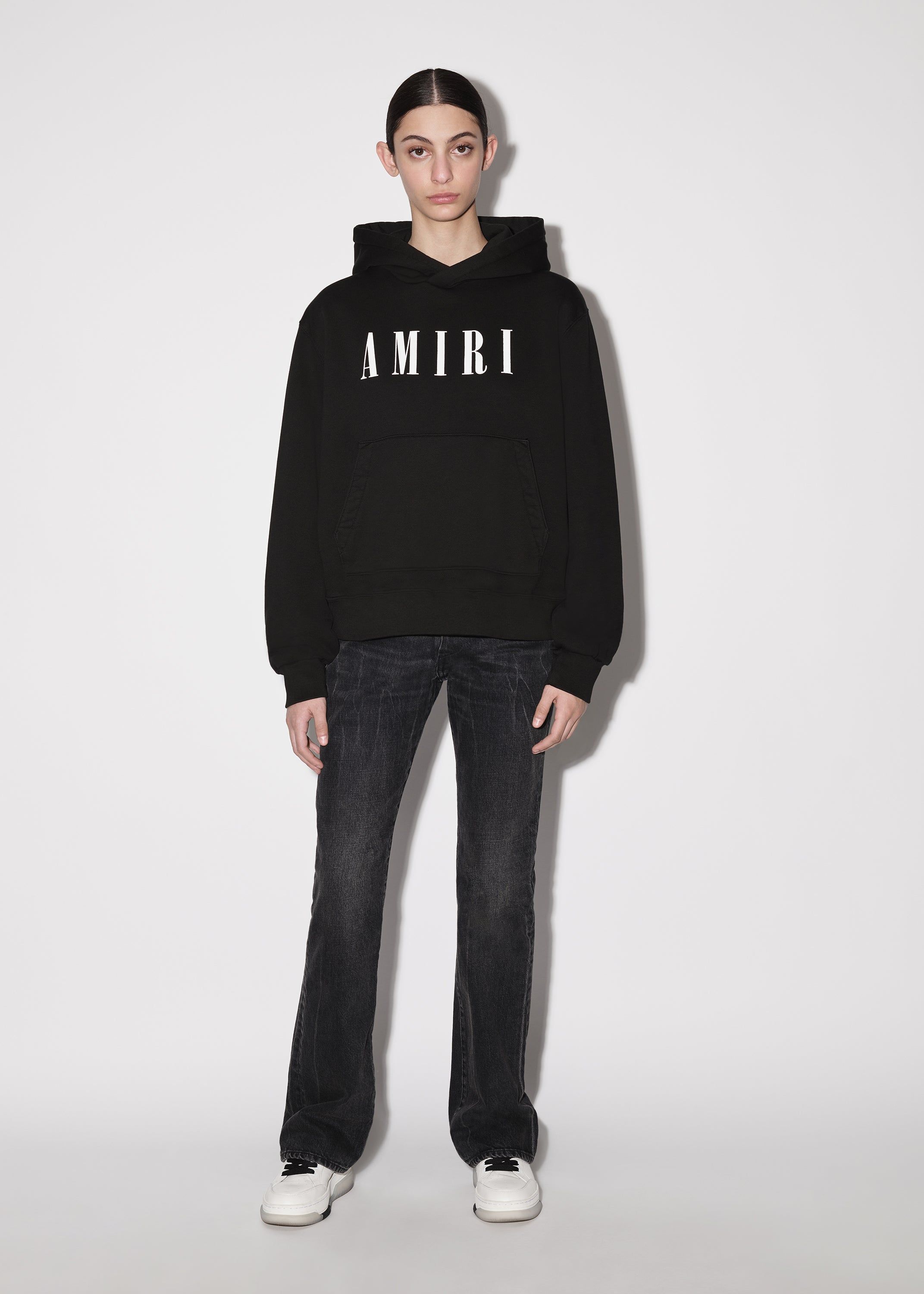 WOMEN - OVERSIZED HOODIE - BLACK sold by AMIRI product image thumbnail 2