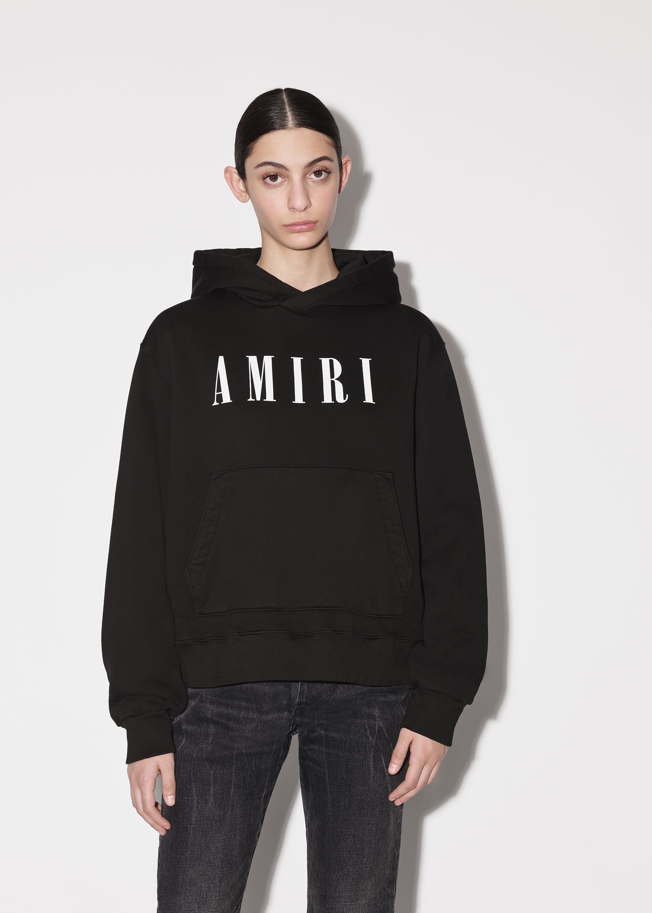 WOMEN - OVERSIZED HOODIE - BLACK sold by AMIRI product image thumbnail 3