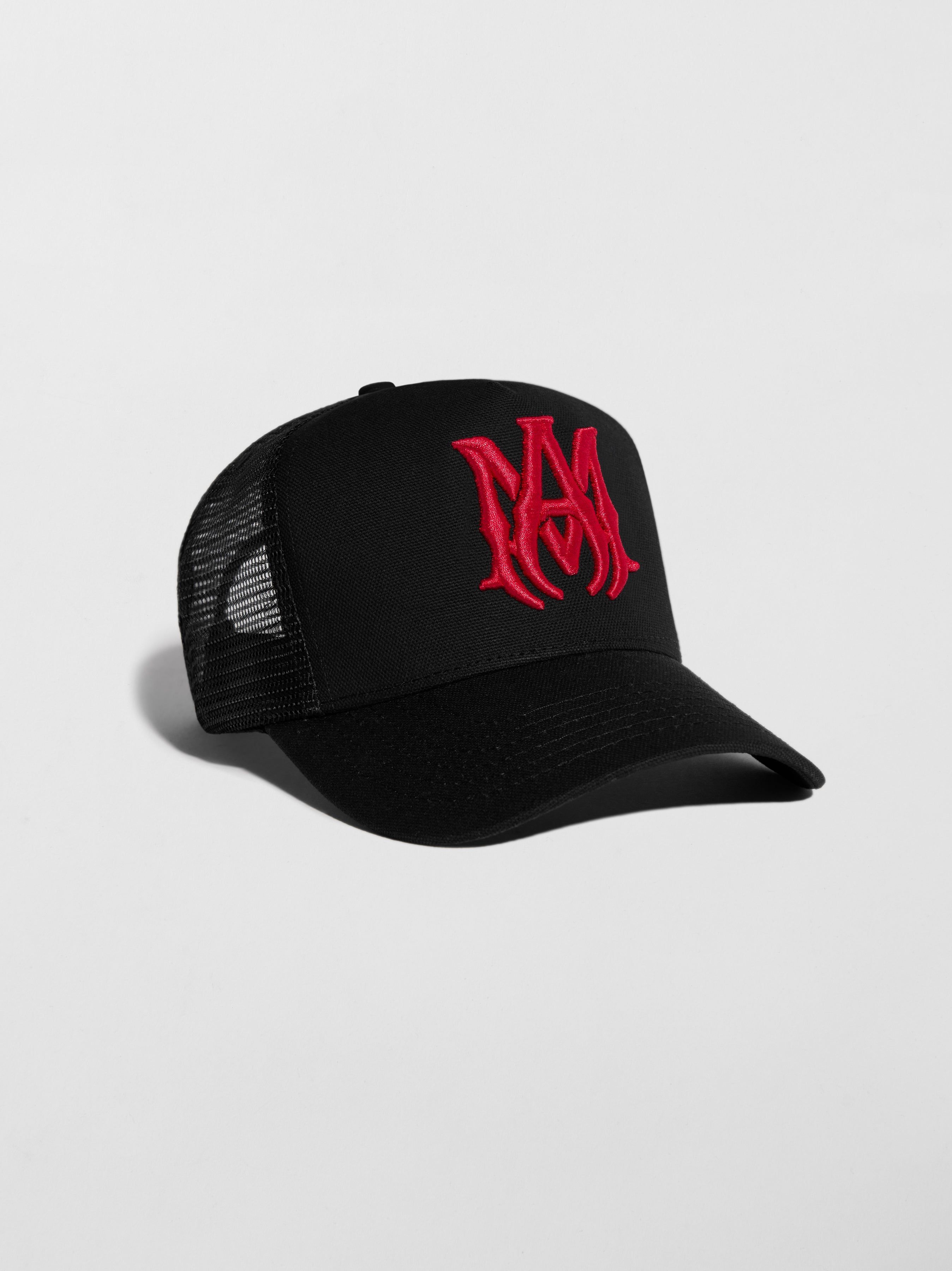 MA TRUCKER HAT - BLACK / RED sold by AMIRI product image thumbnail 2