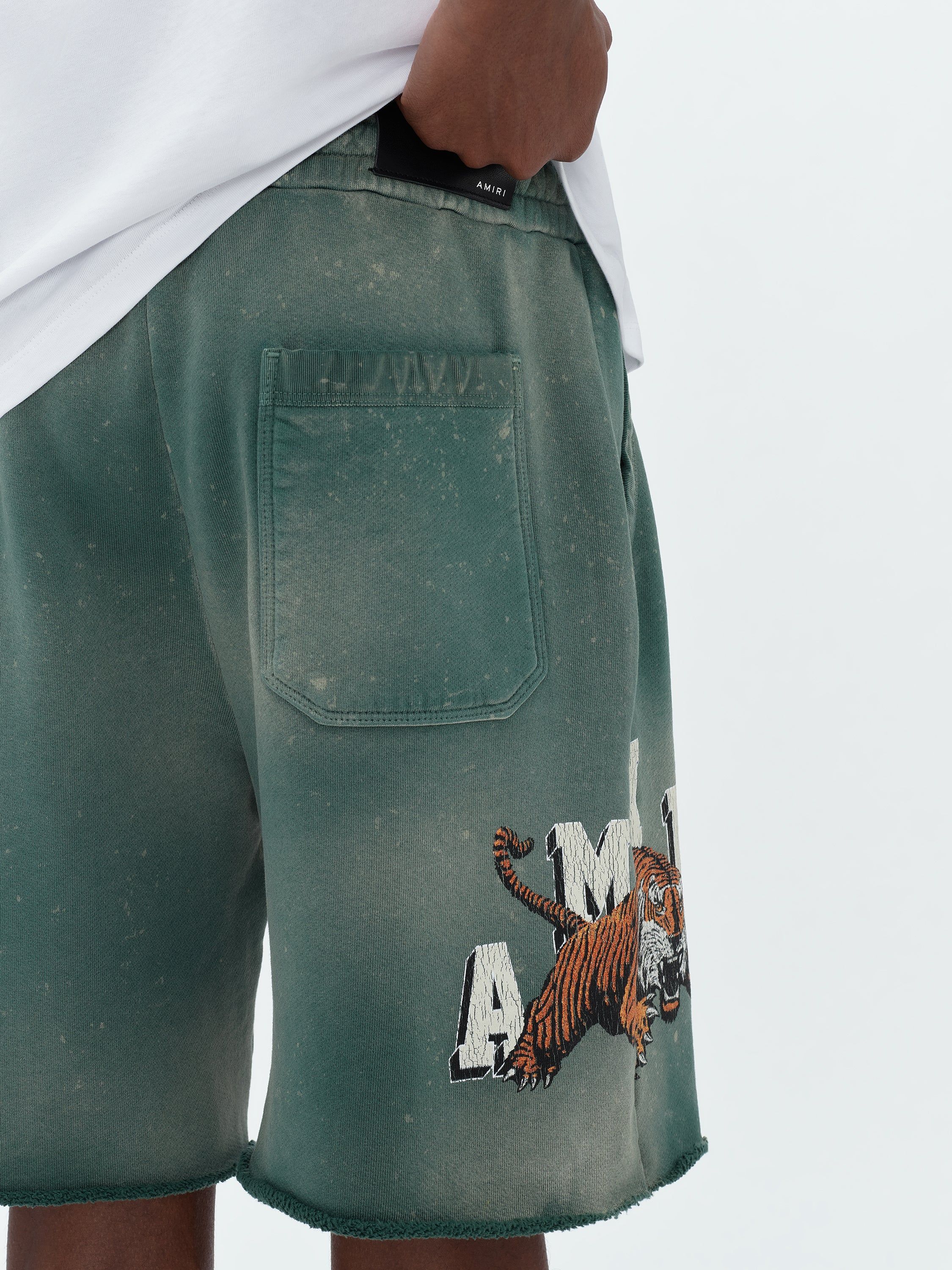 VINTAGE TIGER SWEATSHORT - GREEN sold by AMIRI product image thumbnail 8