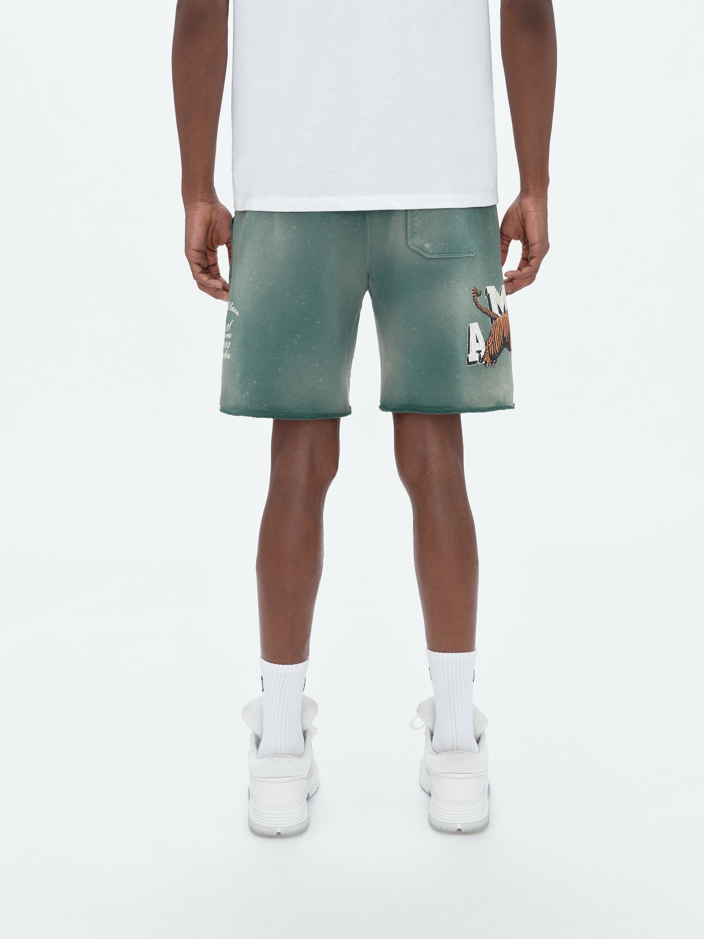 VINTAGE TIGER SWEATSHORT - GREEN sold by AMIRI product image thumbnail 5