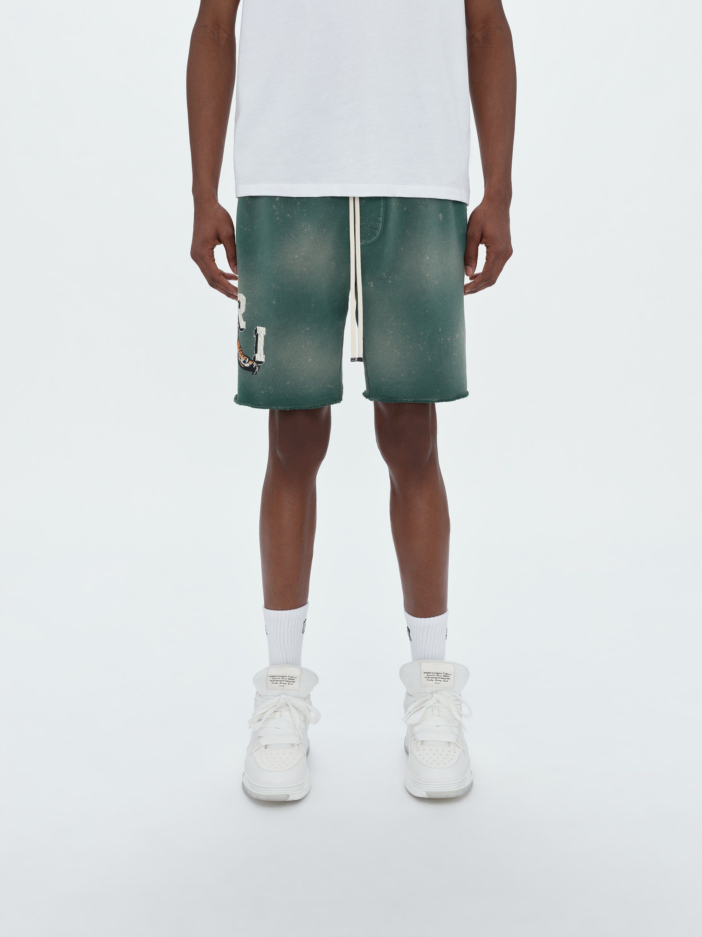VINTAGE TIGER SWEATSHORT - GREEN sold by AMIRI product image thumbnail 3
