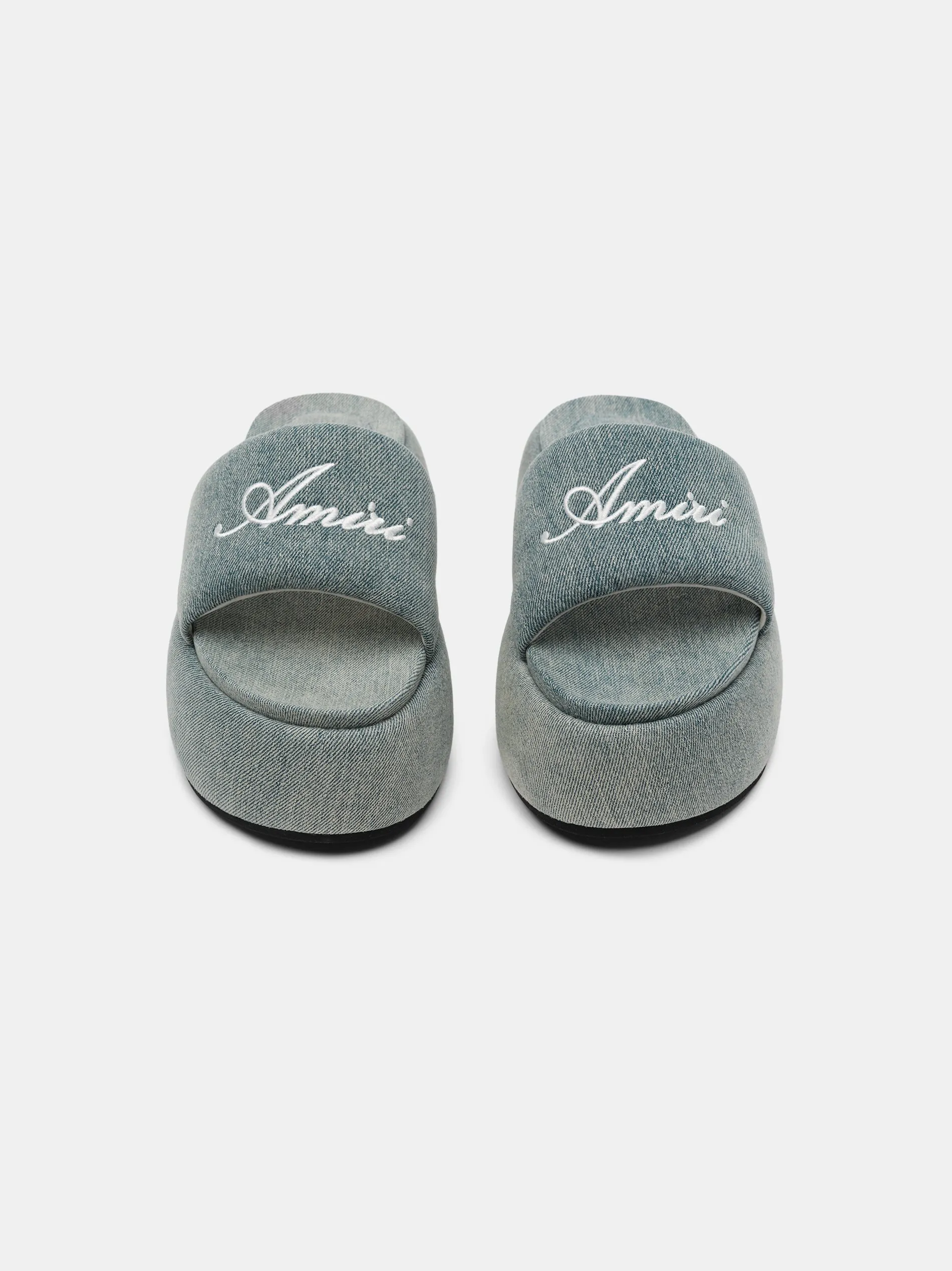 WOMEN - WOMEN'S AMIRI PLATFORM DENIM SANDAL - Washed Indigo sold by AMIRI product image thumbnail 3