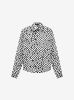 AMIRI CHECKERED SILK SHIRT - BLACK / WHITE sold by AMIRI