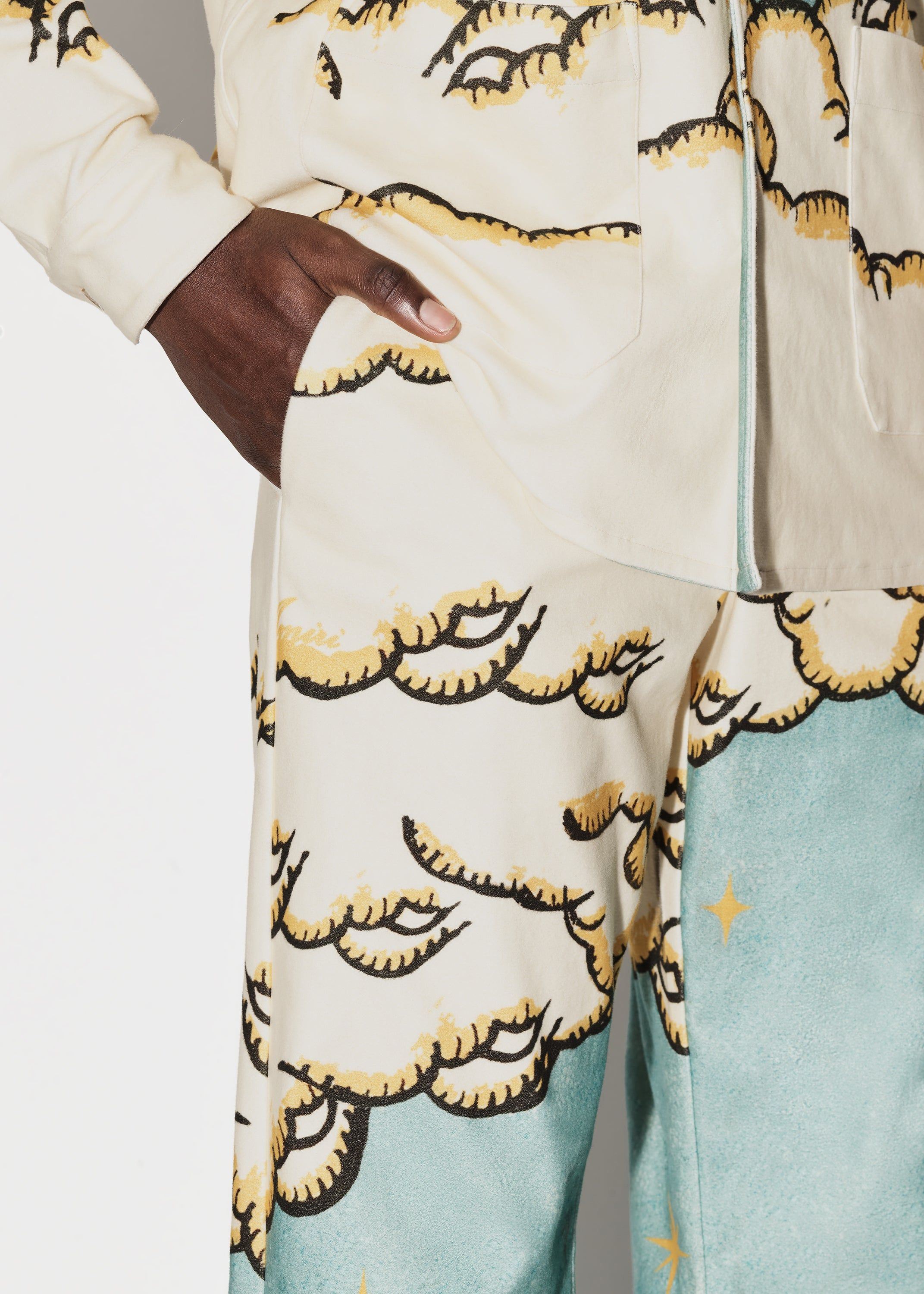 SUNSCAPE PJ PANTS - MULTI sold by AMIRI product image thumbnail 5