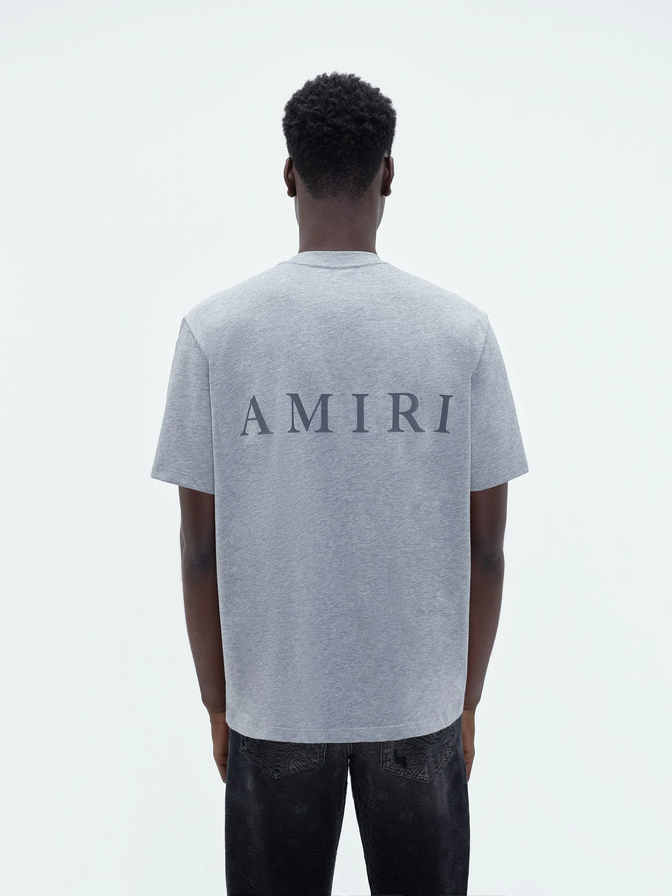 MA LOGO TEE - Heather Grey sold by AMIRI product image thumbnail 5