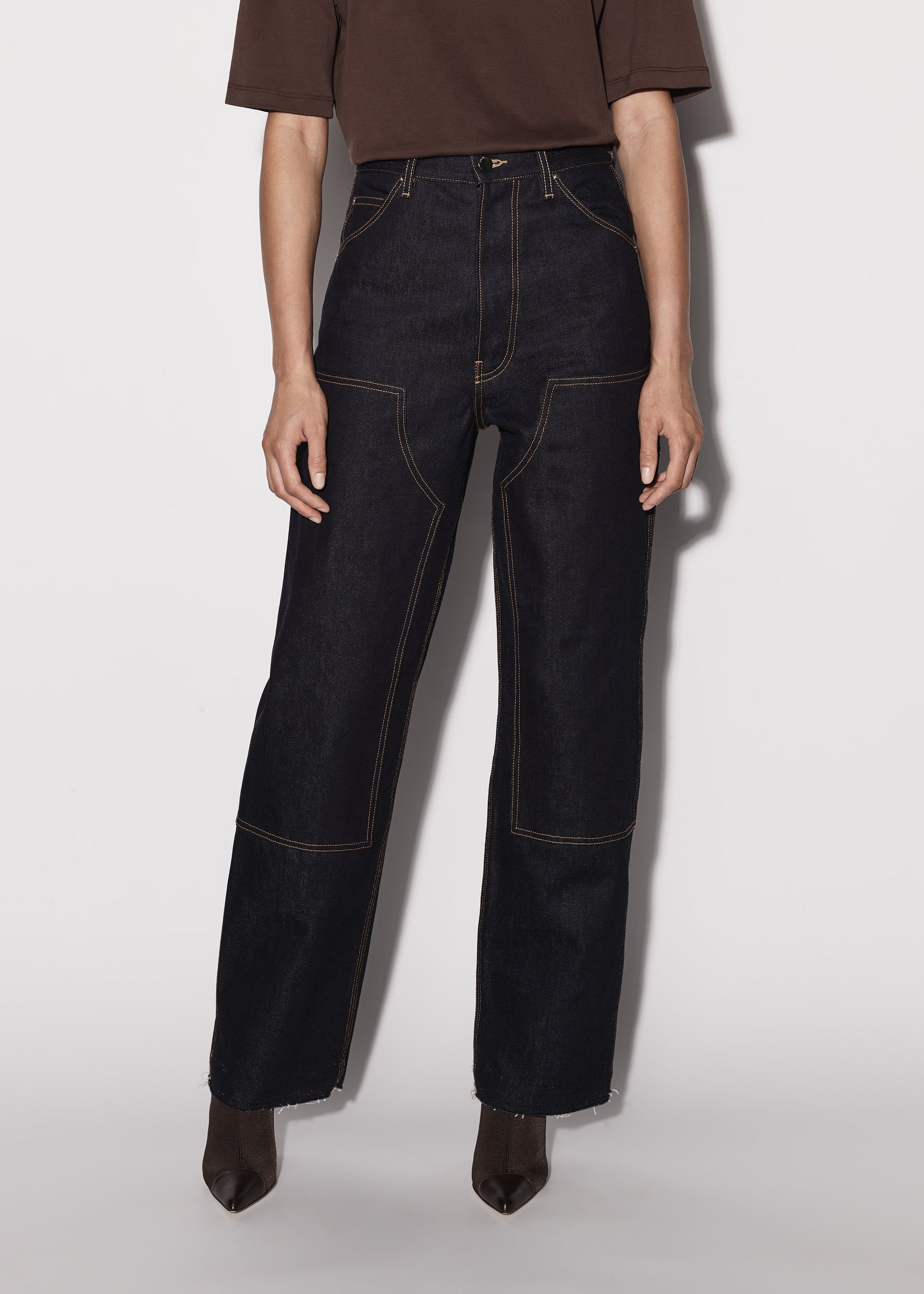 WOMEN - CARPENTER JEAN - RAW INDIGO sold by AMIRI product image thumbnail 3