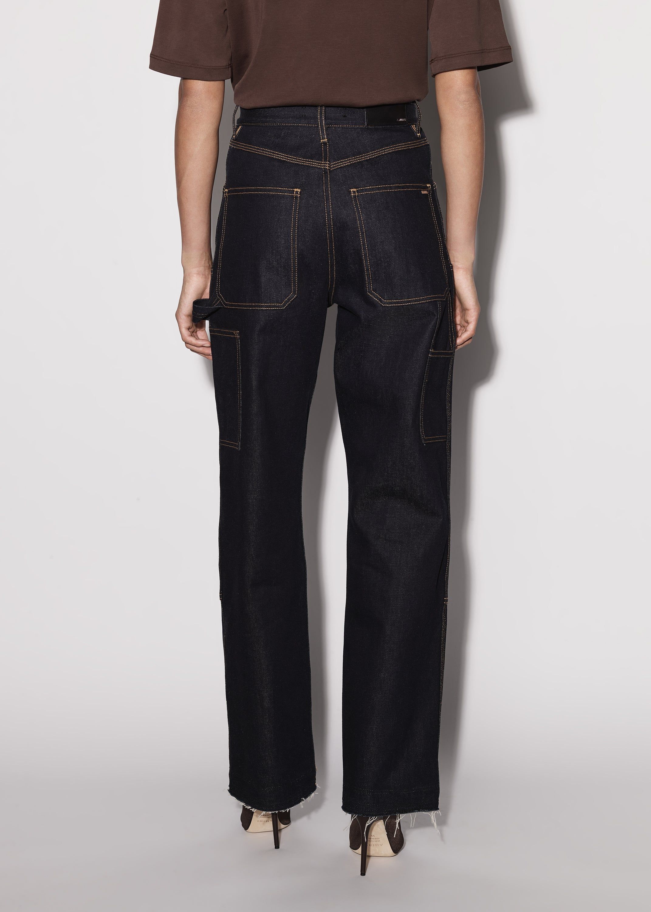 WOMEN - CARPENTER JEAN - RAW INDIGO sold by AMIRI product image thumbnail 4