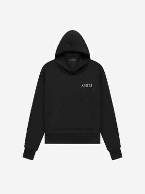 送料関税込み【AMIRI】CHERUB PALM HOODIE in BLACK Amiri Cherub Palm Tapestry Hoodie in Black | FWRD