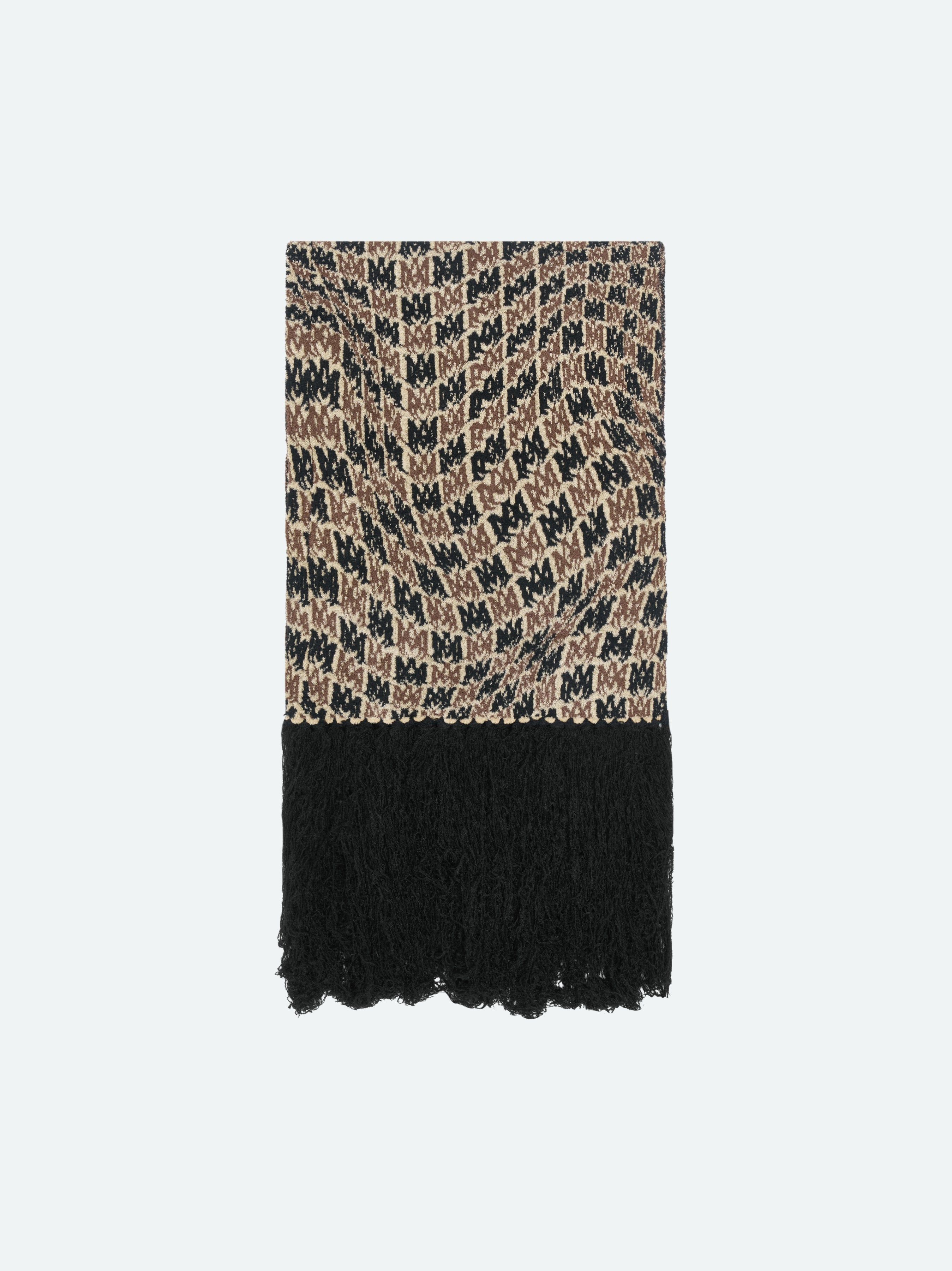 M.A. SWIRL SCARF - CAMEL sold by AMIRI product image thumbnail 2