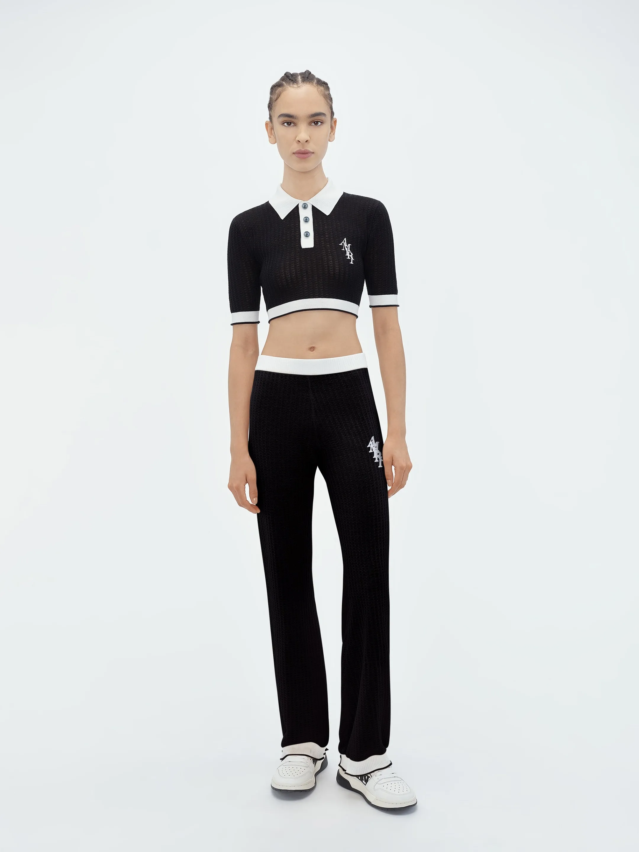 WOMEN - FLARE KNIT PANT - Black sold by AMIRI product image thumbnail 2