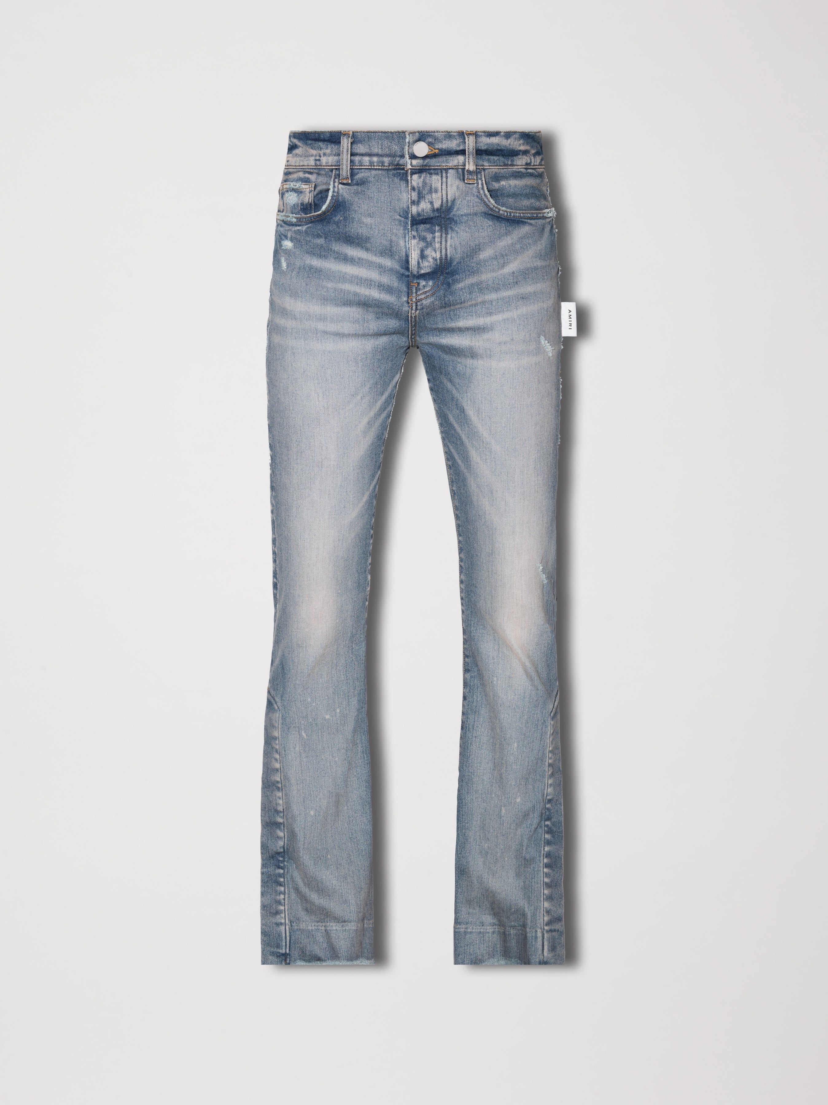 STACKED FLARE JEAN - CLAY INDIGO sold by AMIRI