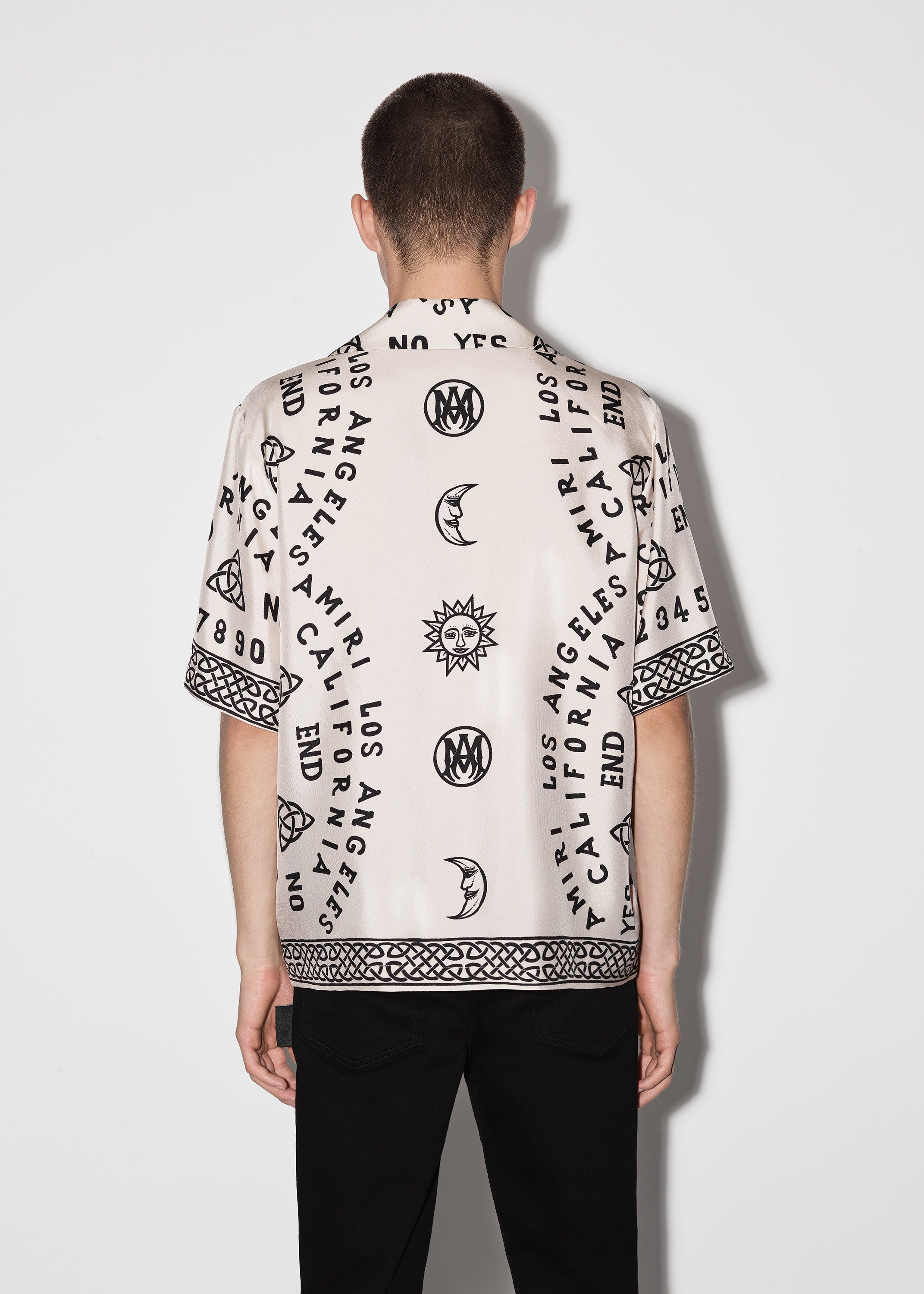 OUIJA BOARD BOWLING SHIRT - ALABASTER sold by AMIRI product image thumbnail 4