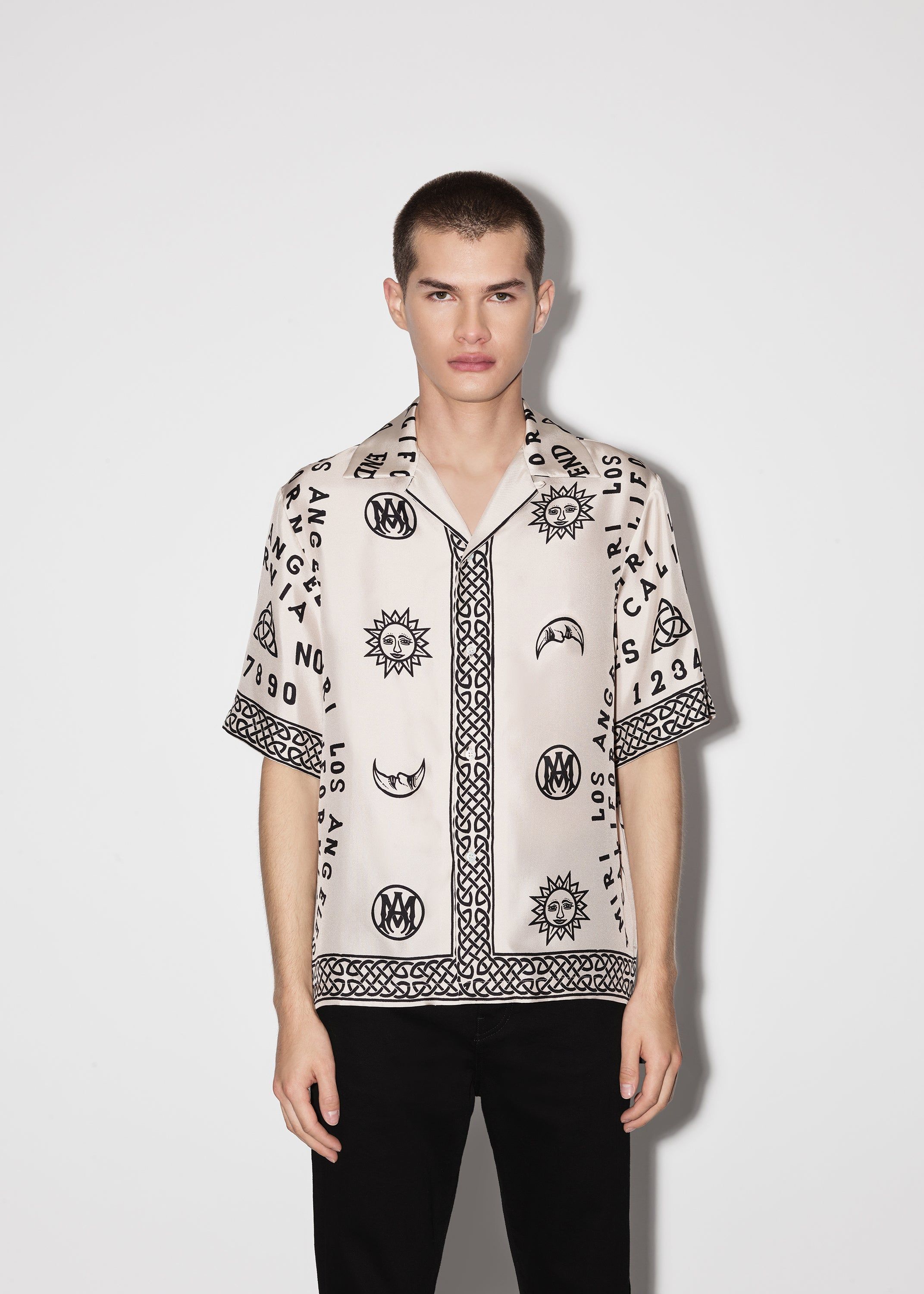 OUIJA BOARD BOWLING SHIRT - ALABASTER sold by AMIRI product image thumbnail 2
