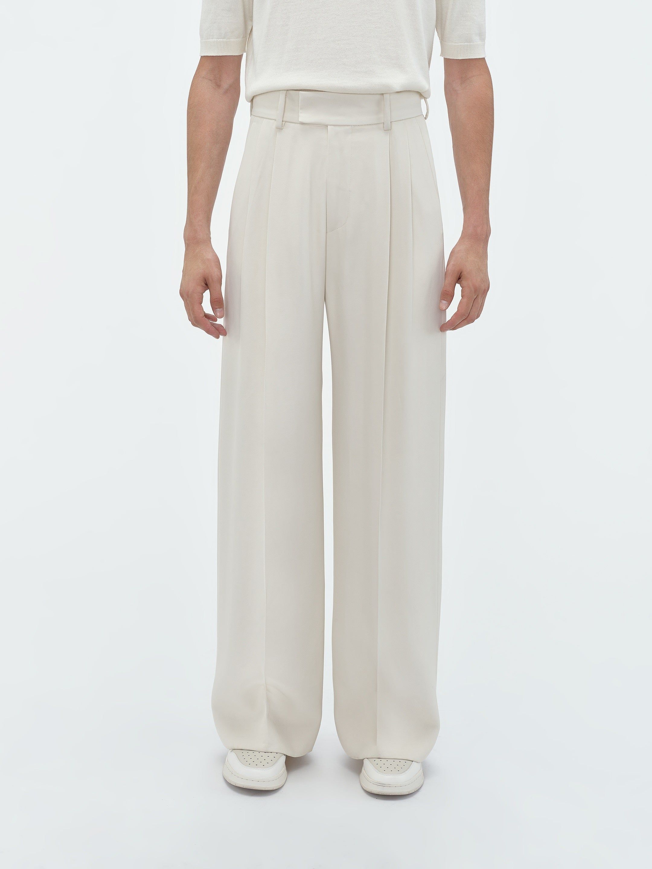 DOUBLE PLEATED PANT - Summer Sand sold by AMIRI product image thumbnail 3