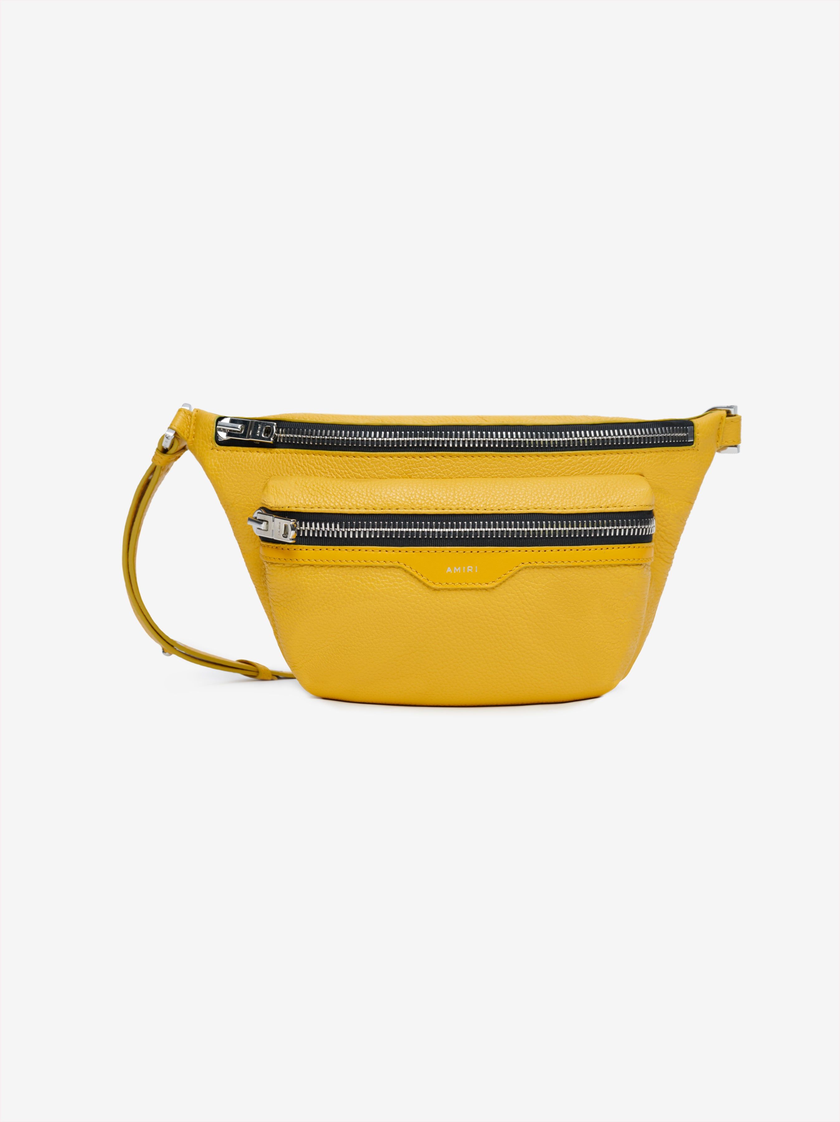 PEBBLED BUMBAG - GIALLOSOLE sold by AMIRI