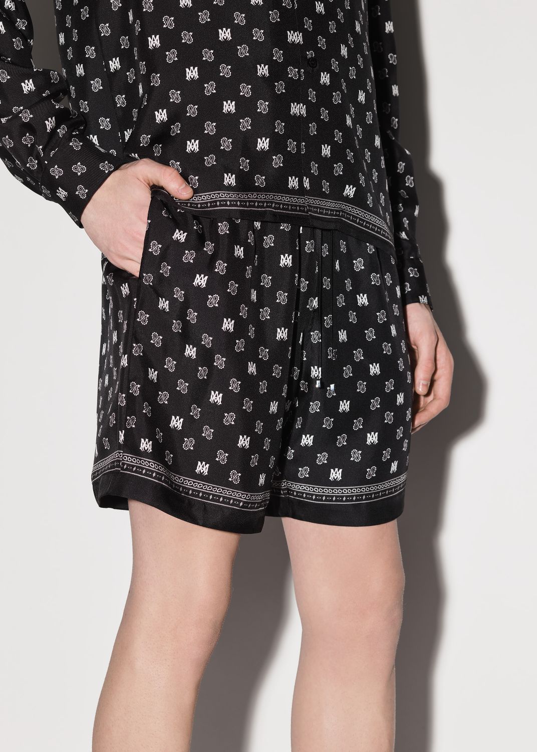 MA REPEAT LOGO SHORT - BLACK sold by AMIRI product image thumbnail 5