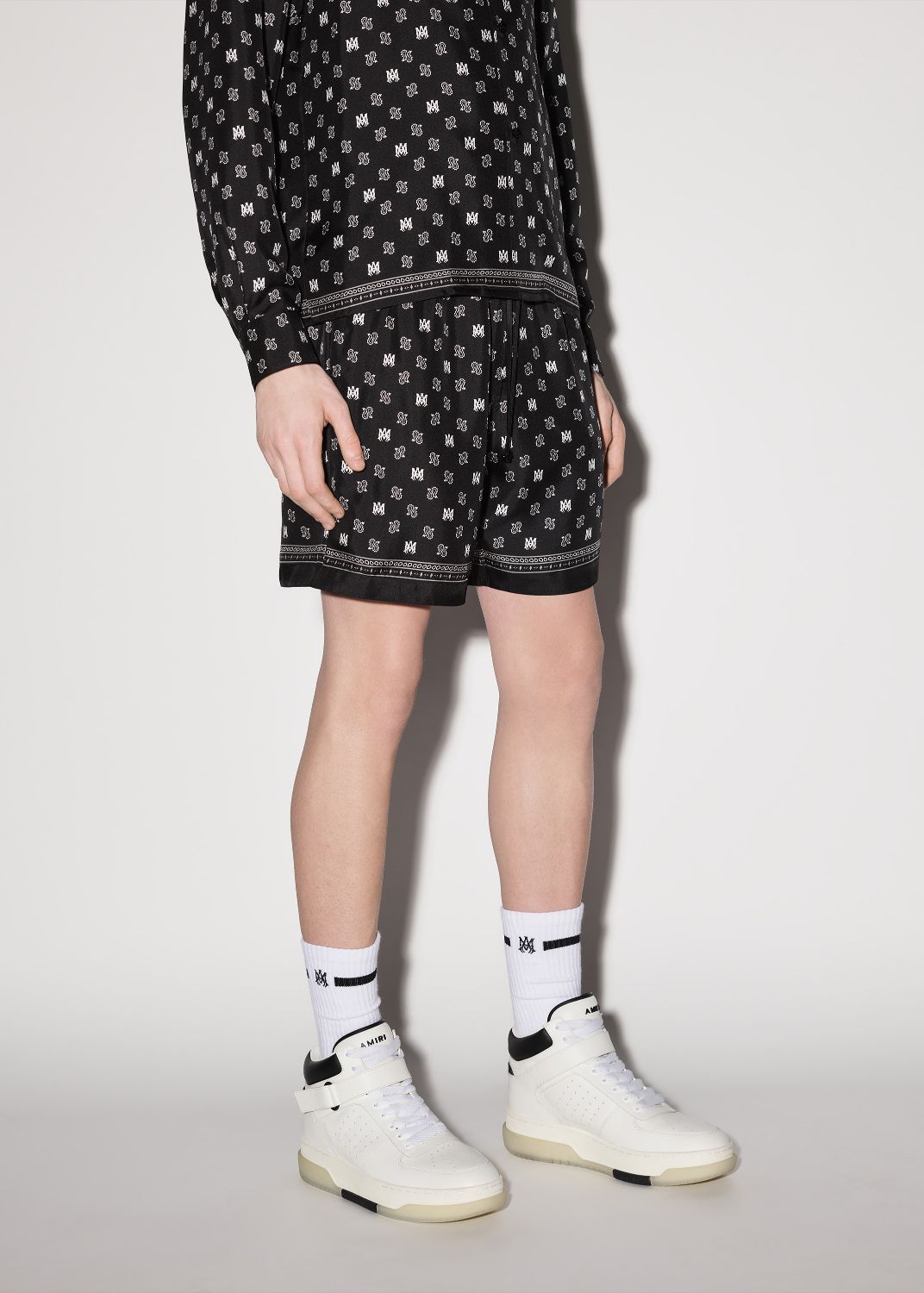 MA REPEAT LOGO SHORT - BLACK sold by AMIRI product image thumbnail 3