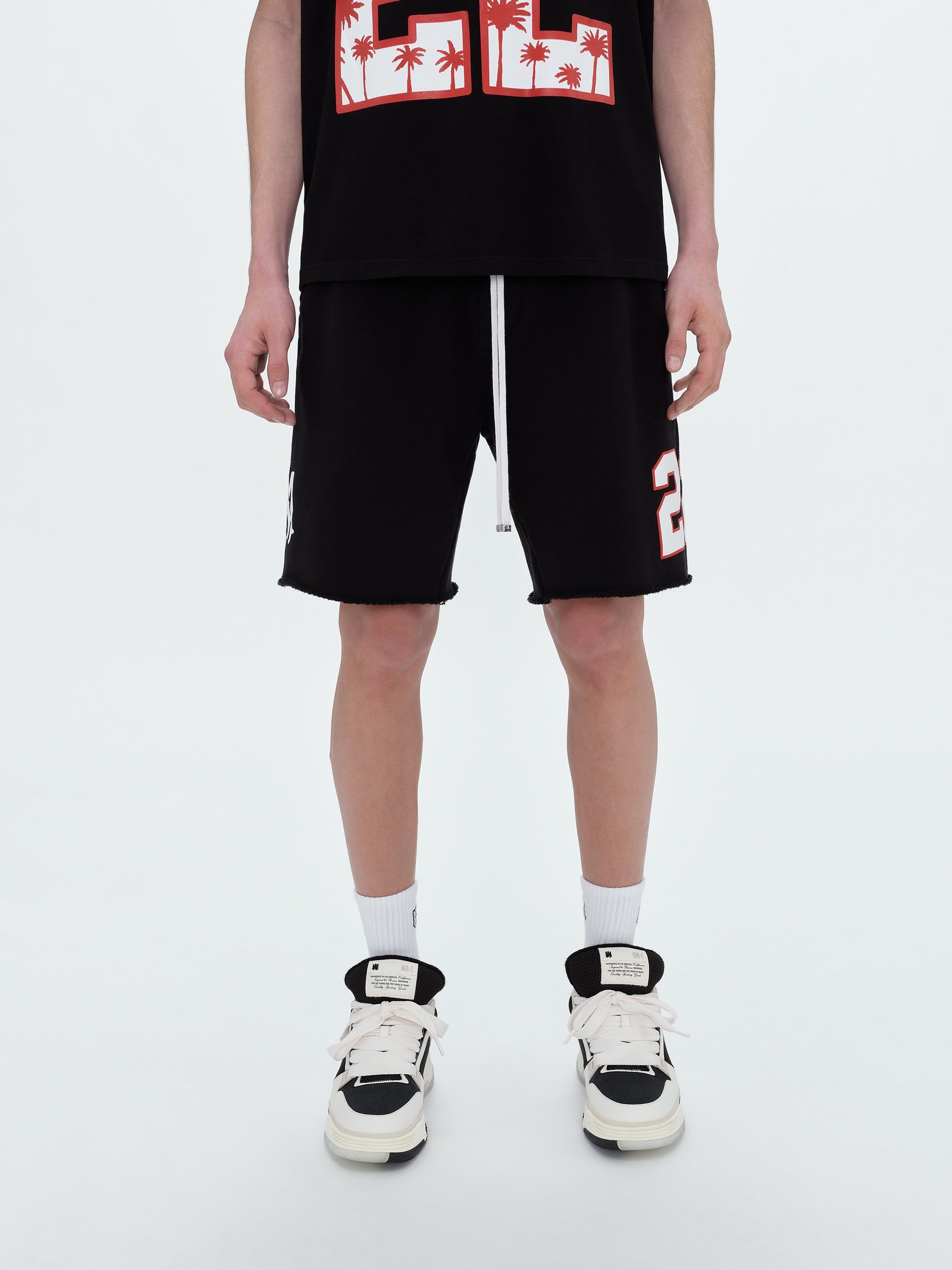 OVERSIZED 22 FOOTBALL SHORT - BLACK sold by AMIRI product image thumbnail 3
