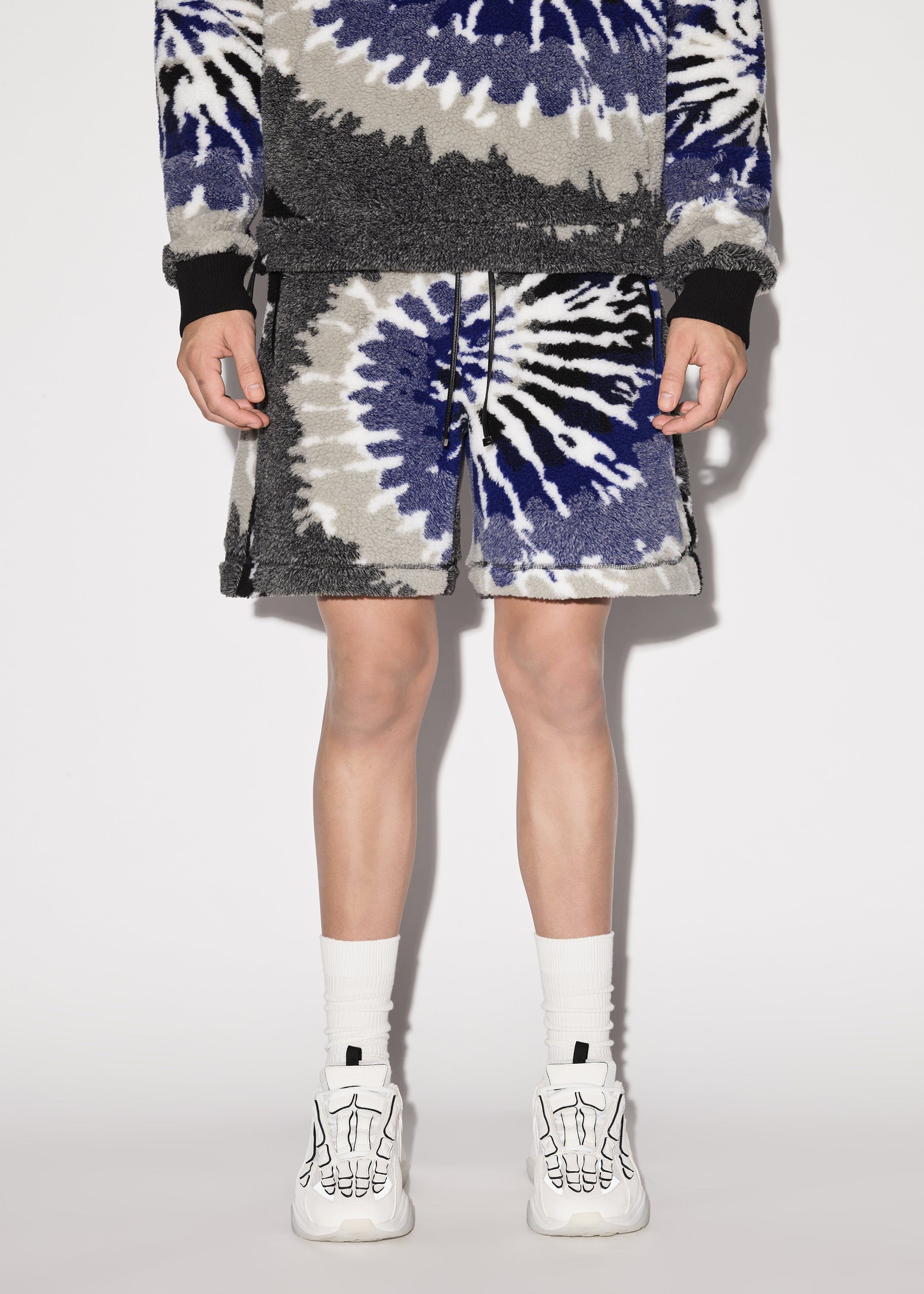 TIE DYE POLAR FLEECE SHORTS - BLUE / BLACK sold by AMIRI product image thumbnail 2