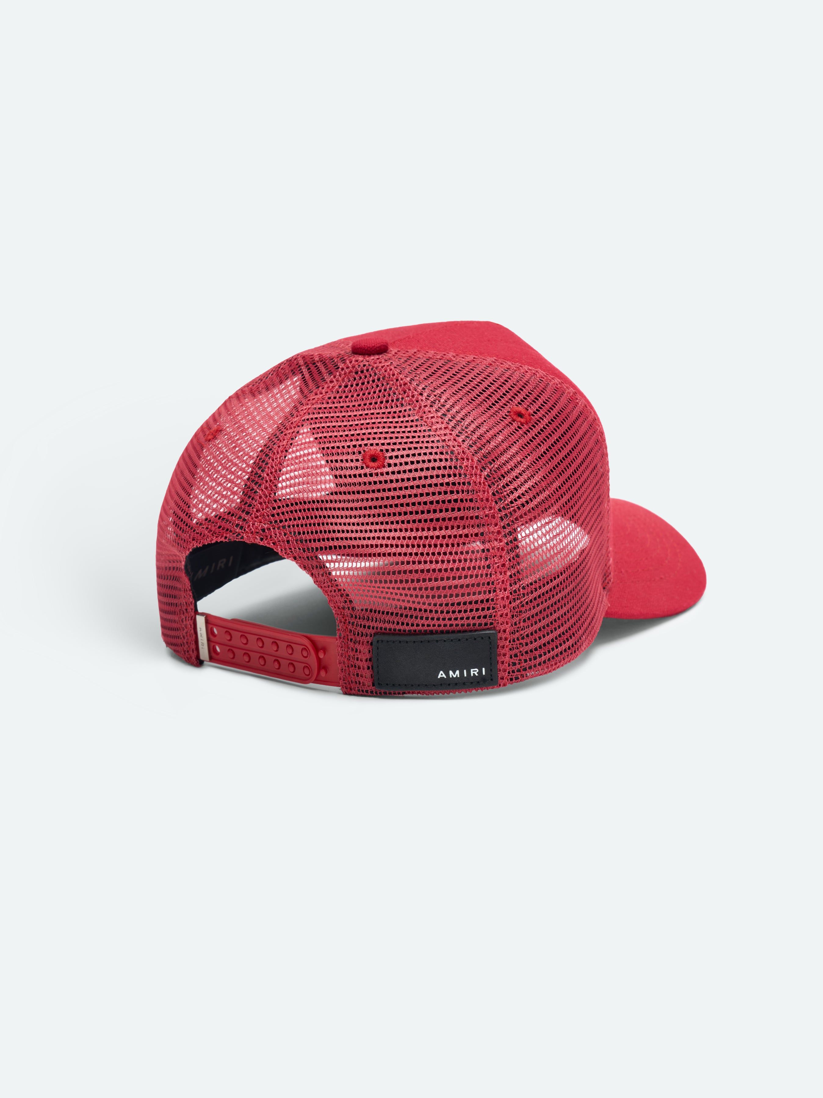 MA LOGO TRUCKER HAT - RED sold by AMIRI product image thumbnail 3