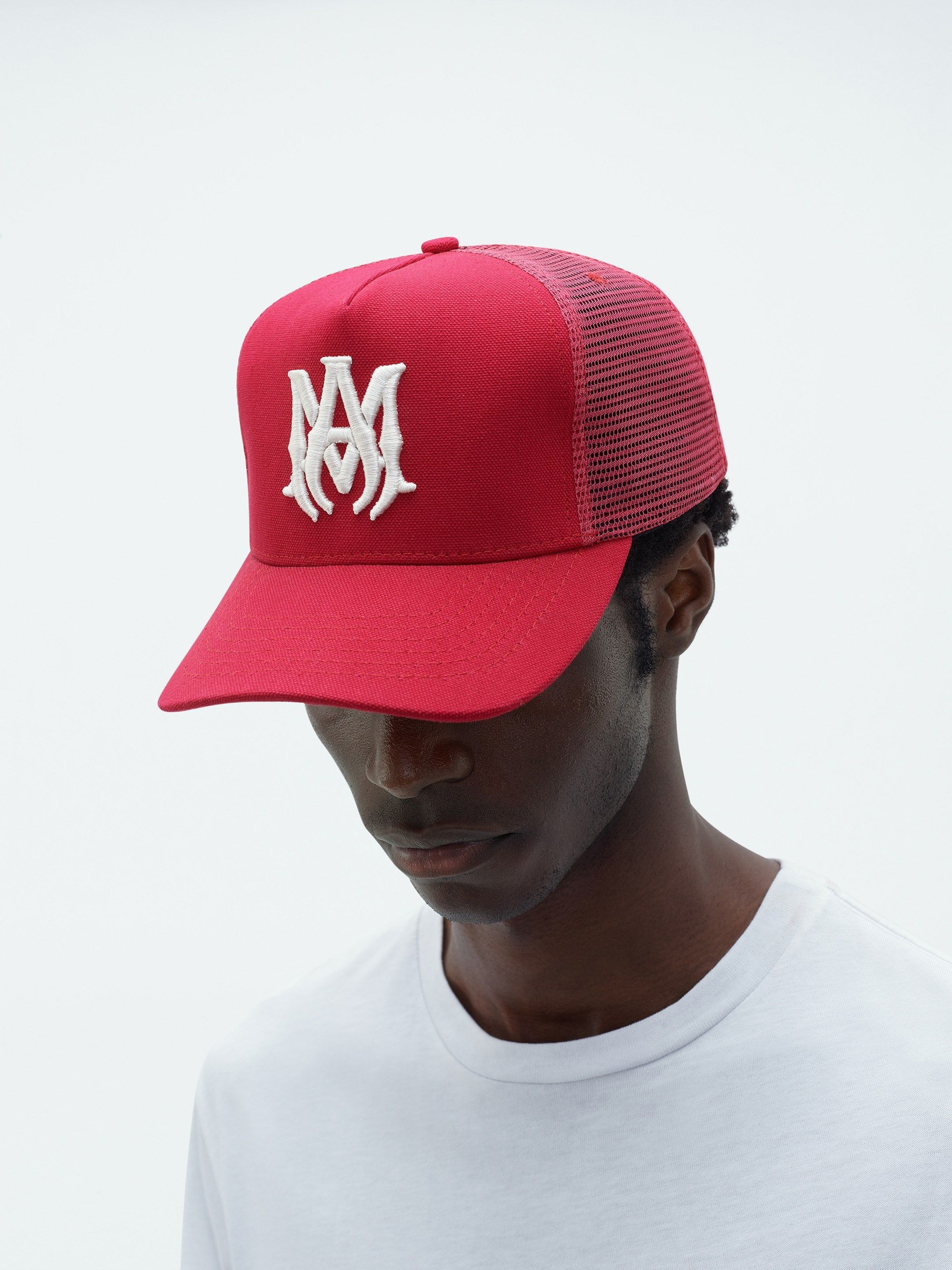 MA LOGO TRUCKER HAT - RED sold by AMIRI product image thumbnail 5