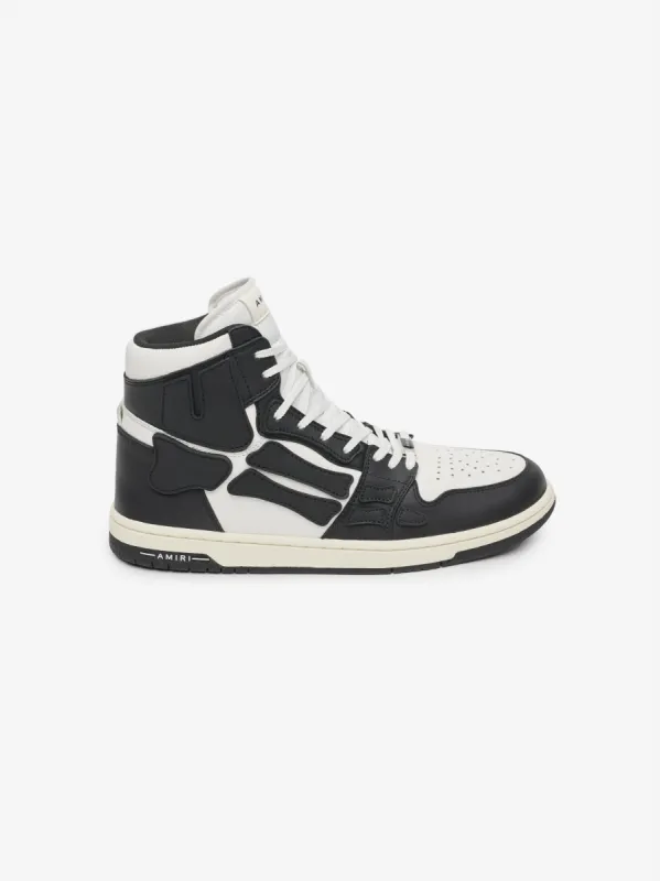 SKEL TOP HI - Black / White sold by AMIRI