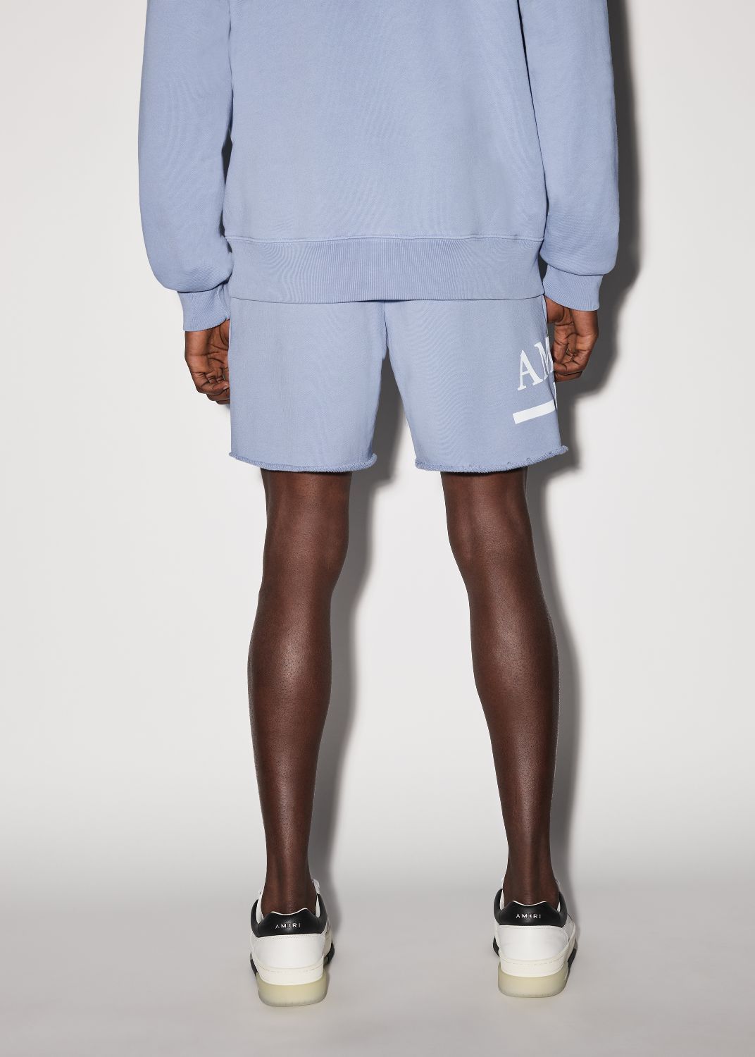 MA BAR LOGO SWEATSHORTS - DUSTY BLUE sold by AMIRI product image thumbnail 4