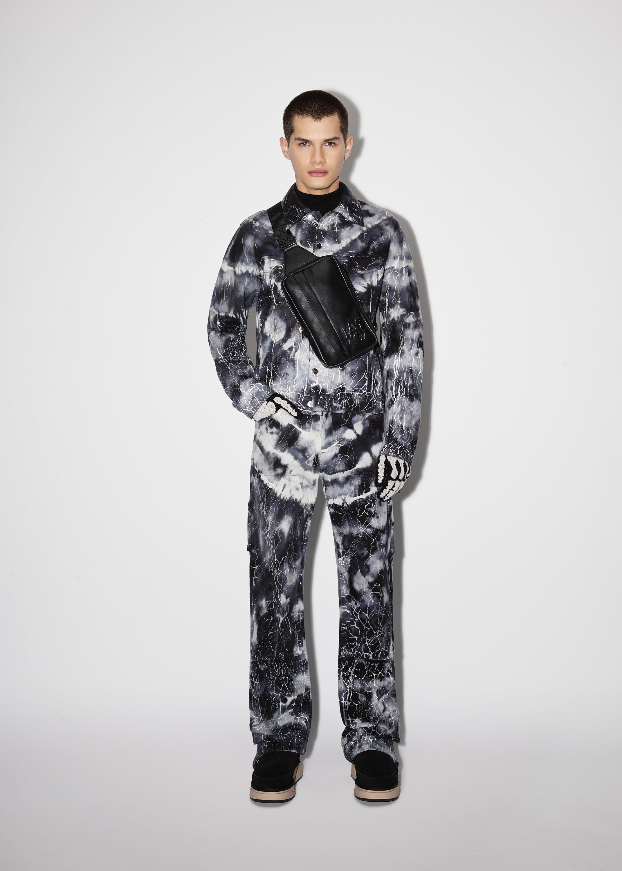 M.A. EMBOSSED SLING BAG - BLACK sold by AMIRI product image thumbnail 2