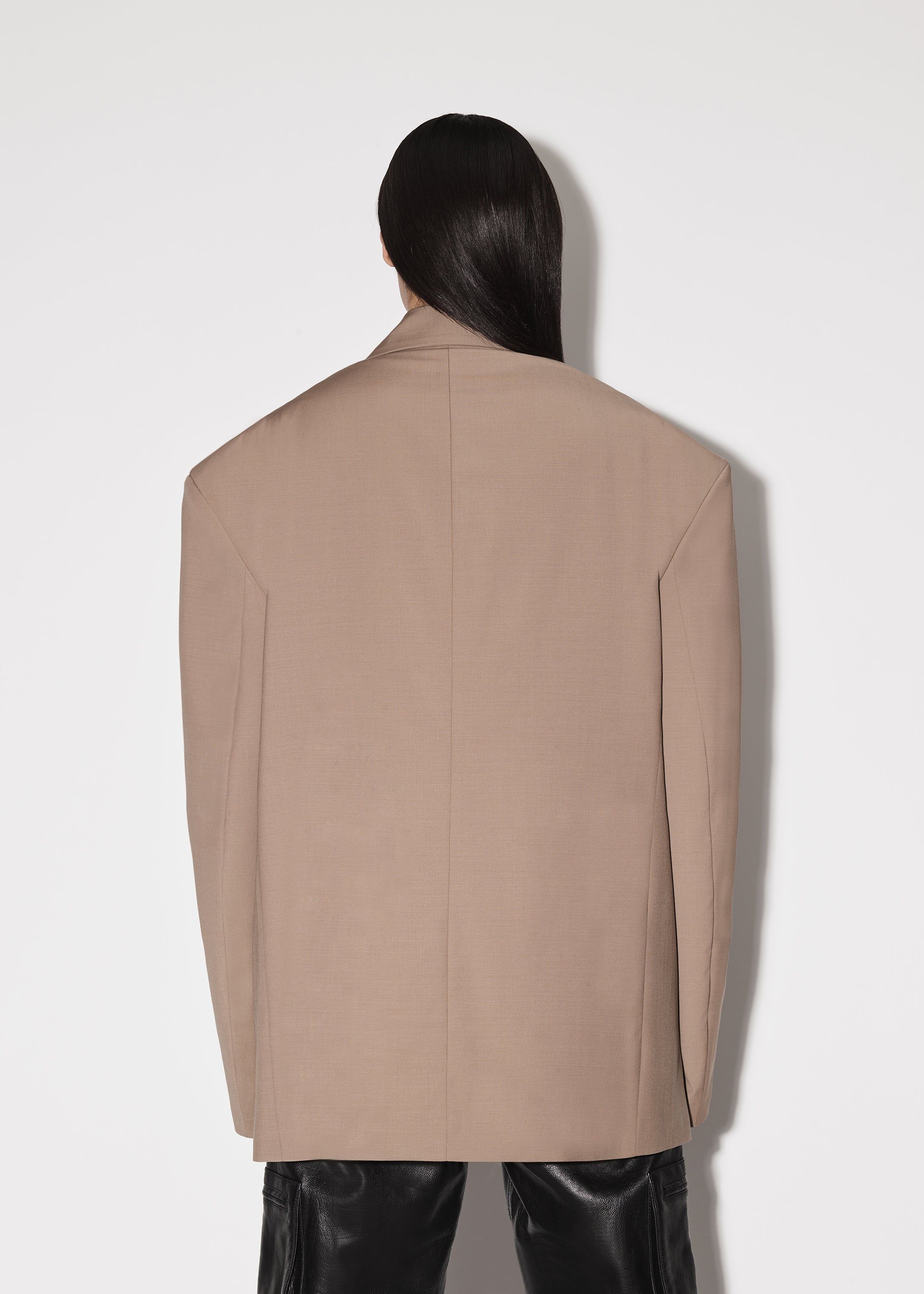 WOMEN - OVERSIZED BLAZER - DARK KHAKI sold by AMIRI product image thumbnail 5