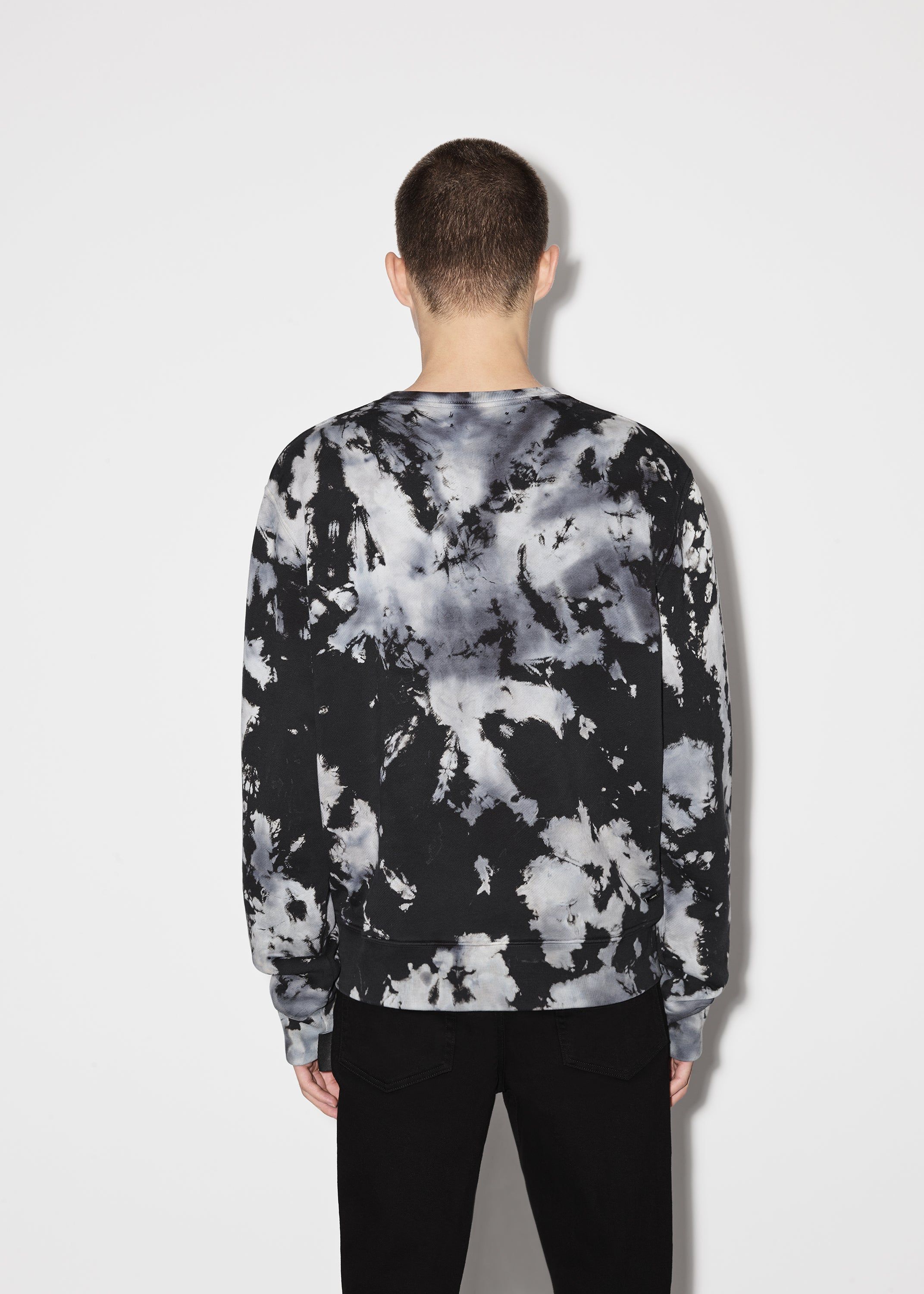 CRYSTAL BALL TIE-DYE CREWNECK - BLACK sold by AMIRI product image thumbnail 4