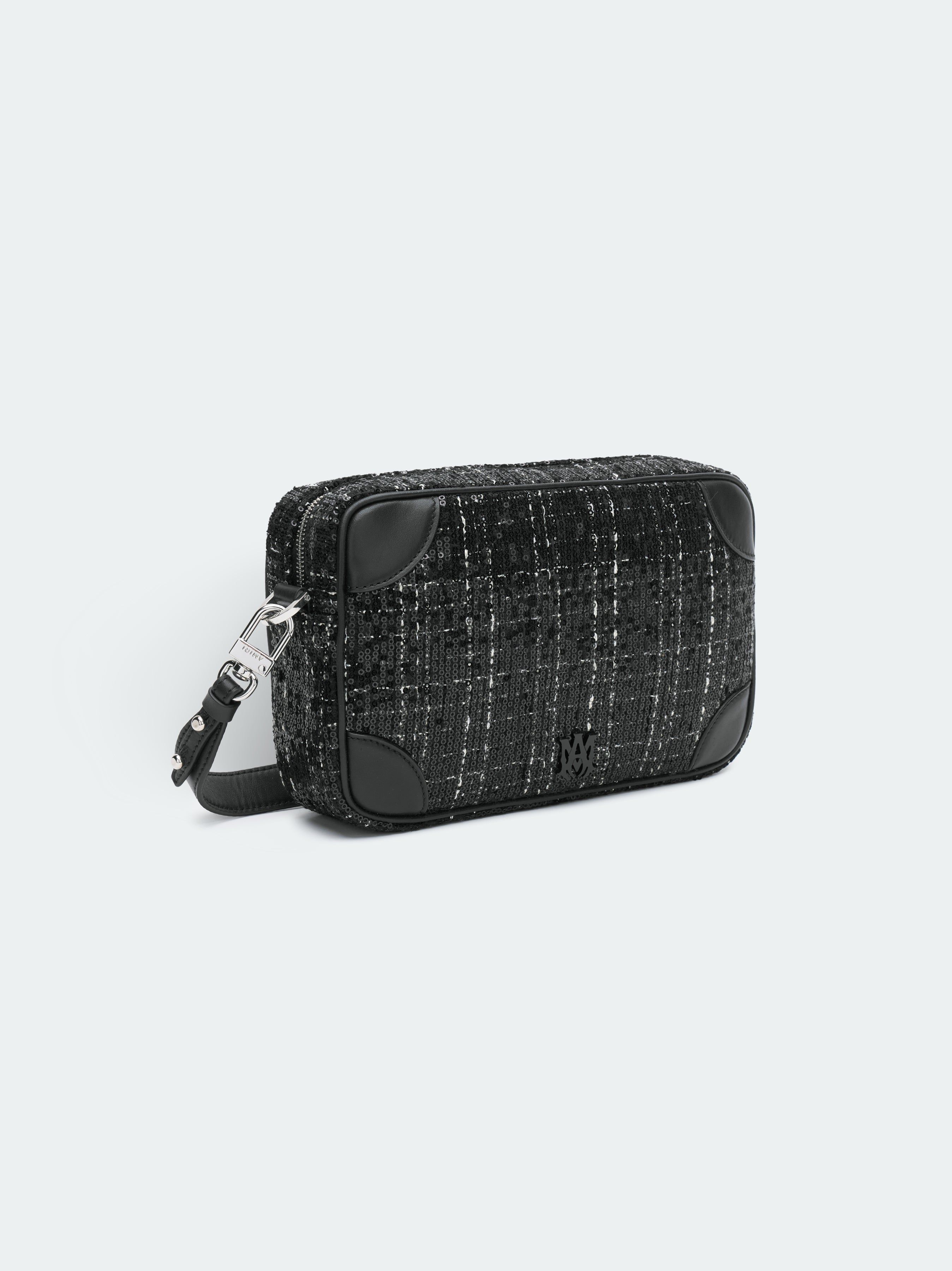 SEQUIN BOUCLE CAMERA CASE - Black sold by AMIRI product image thumbnail 2