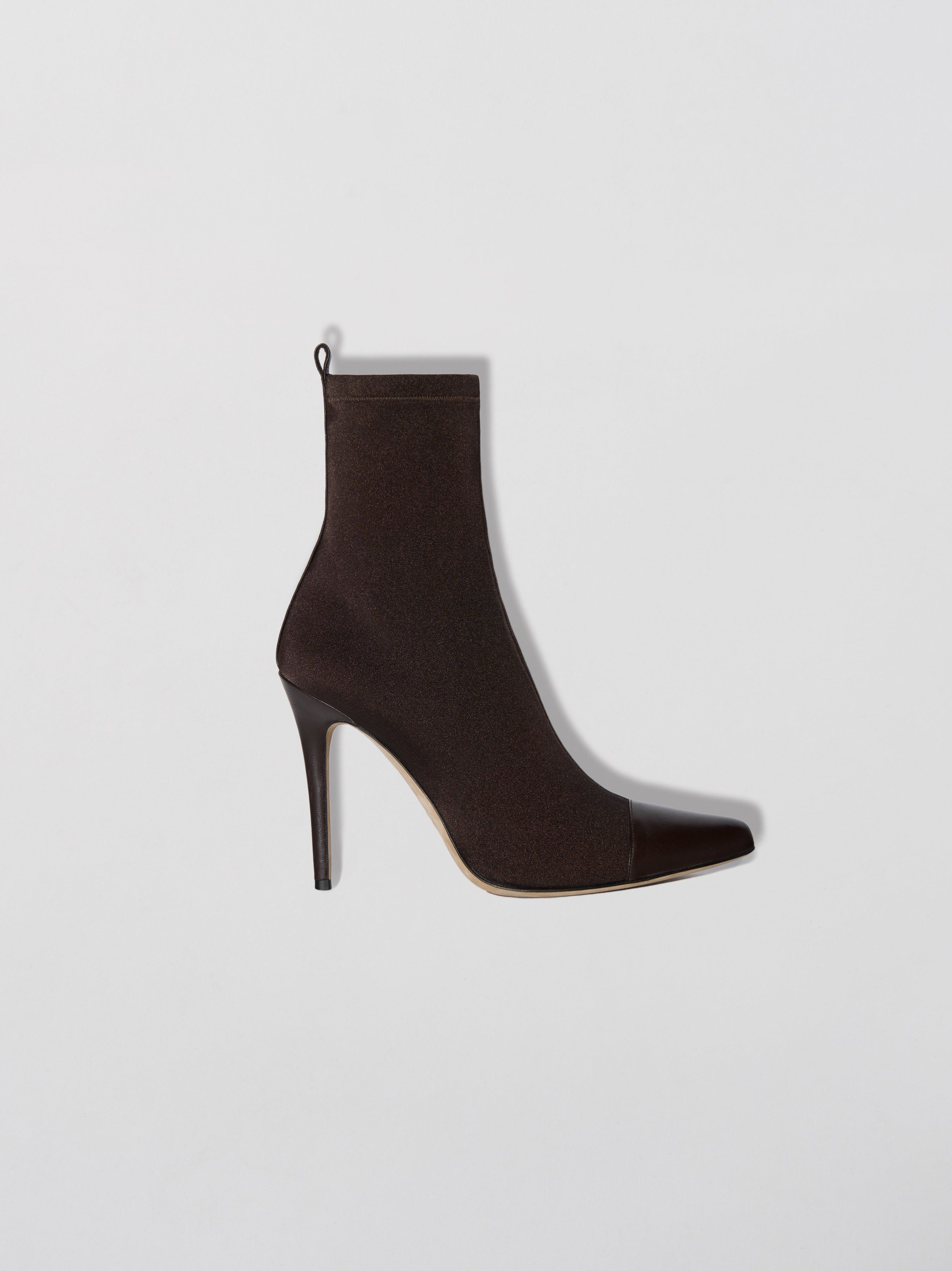 WOMEN - CAP TOE HEEL BOOTIE - BLACK sold by AMIRI