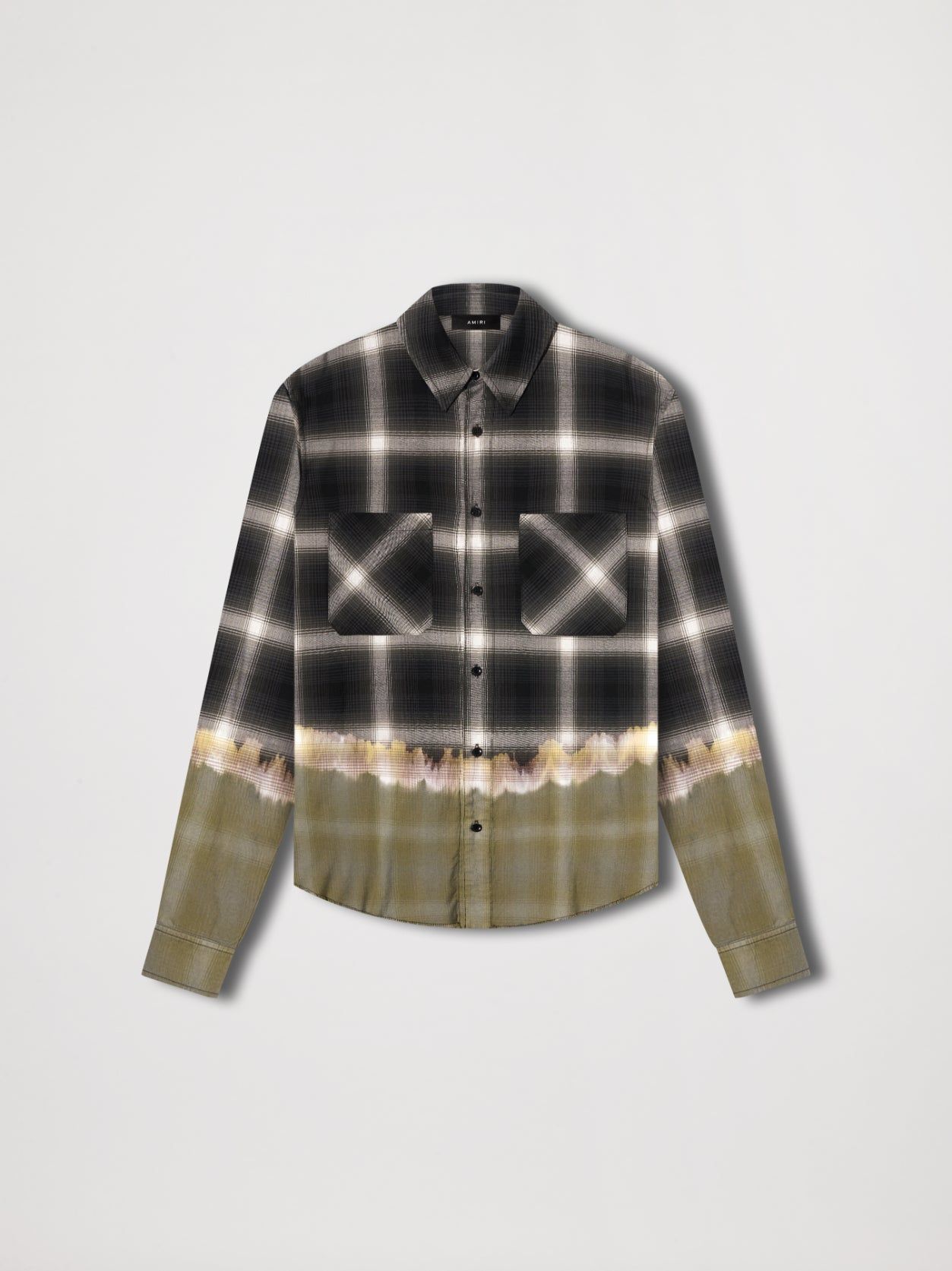 BLEACH BANDANA PLAID - BLACK sold by AMIRI