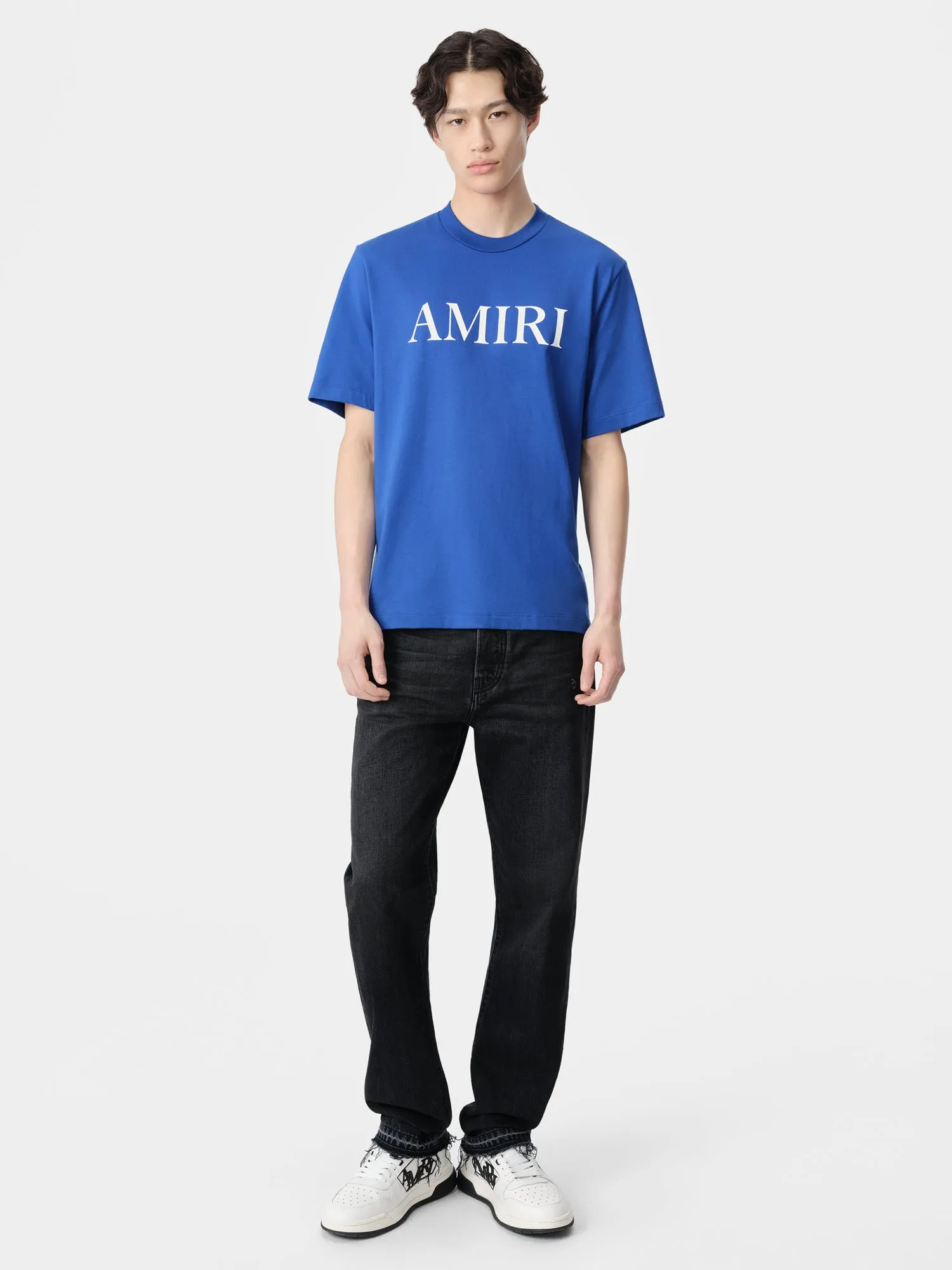AMIRI CORE LOGO TEE - Blue sold by AMIRI