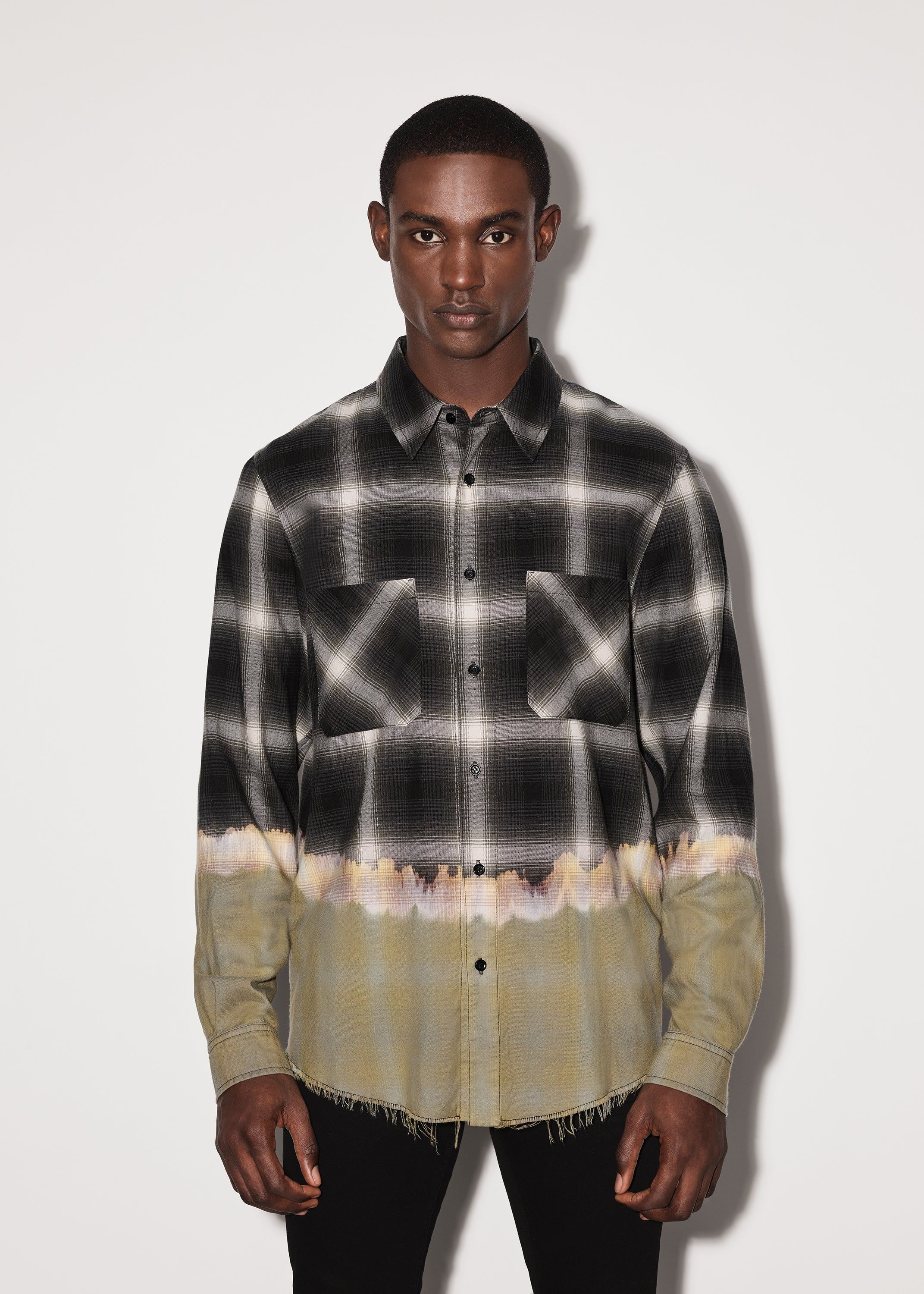 BLEACH BANDANA PLAID - BLACK sold by AMIRI product image thumbnail 2