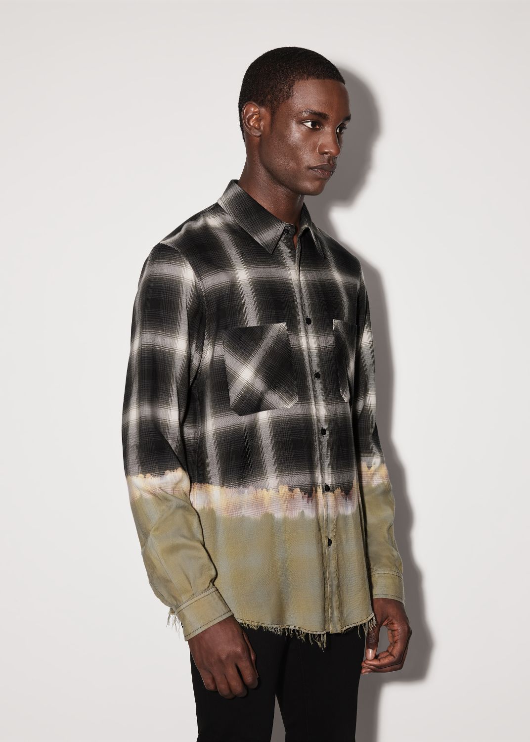 BLEACH BANDANA PLAID - BLACK sold by AMIRI product image thumbnail 3