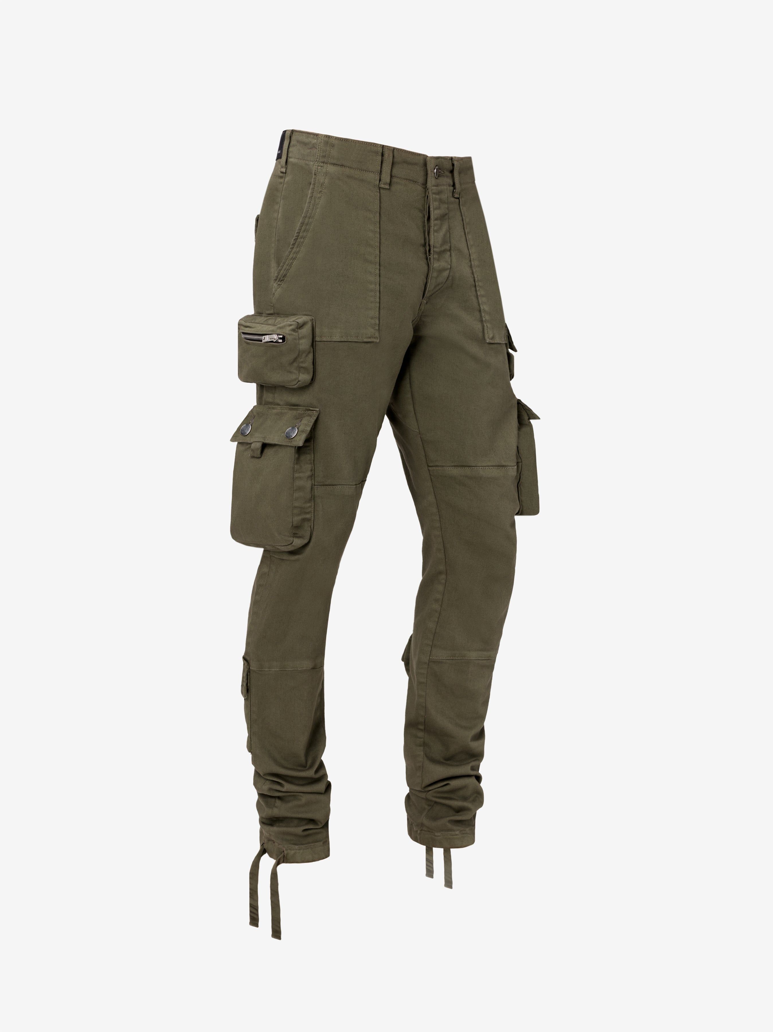 TACTICAL CARGO - MILITARY GREEN sold by AMIRI