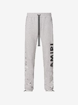 ARMY PAINT SWEATPANTS - HEATHER GREY sold by AMIRI