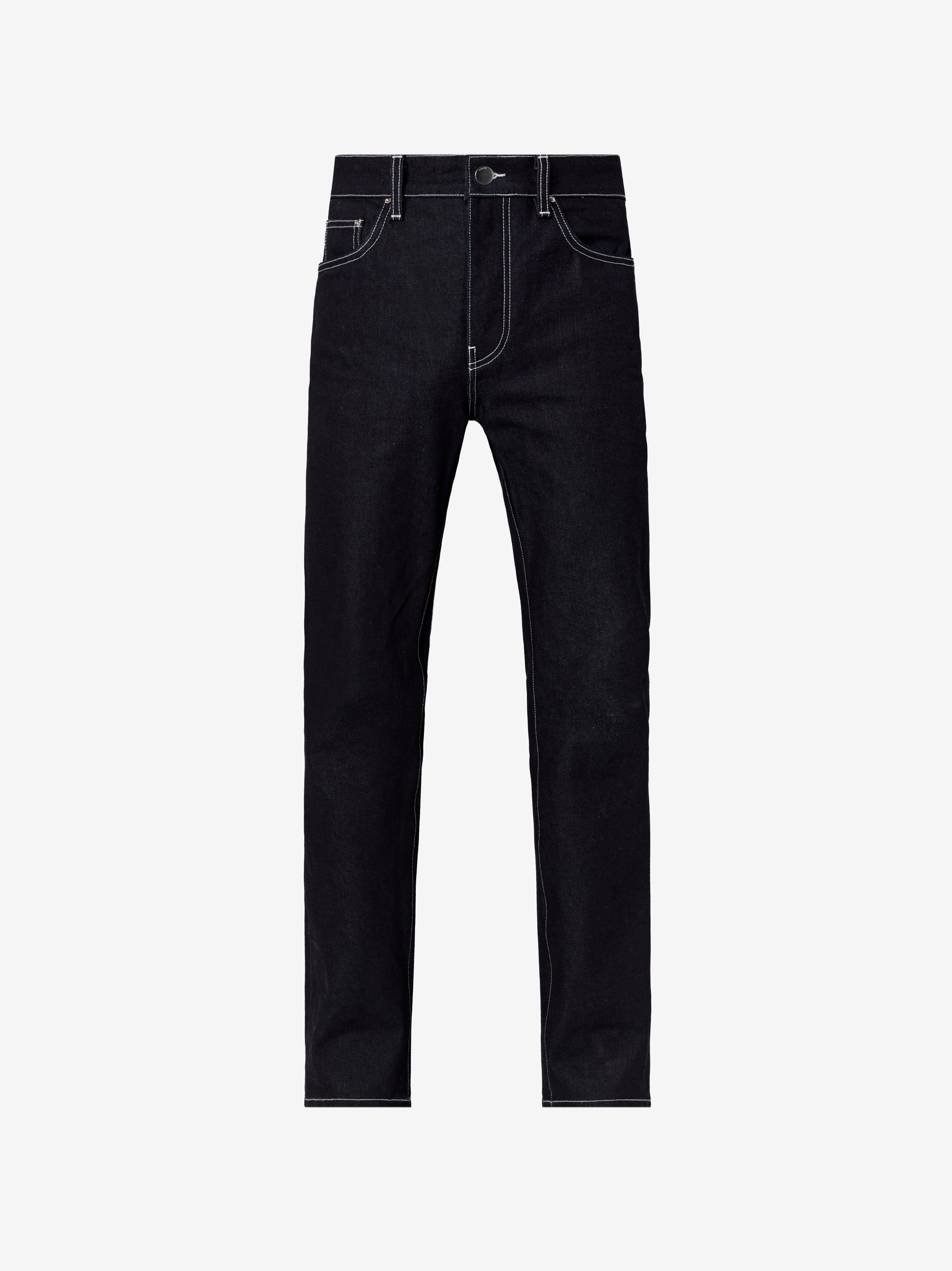 5 POCKET FLARE LEG JEAN - RAW INDIGO sold by AMIRI