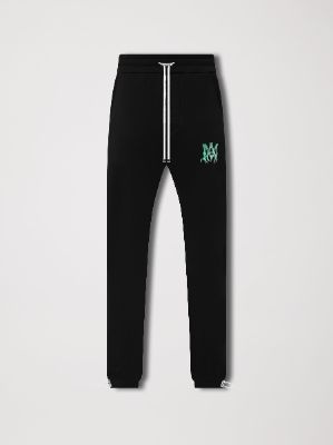 M.A. WATERCOLOR SWEATPANTS - BLACK GREEN sold by AMIRI